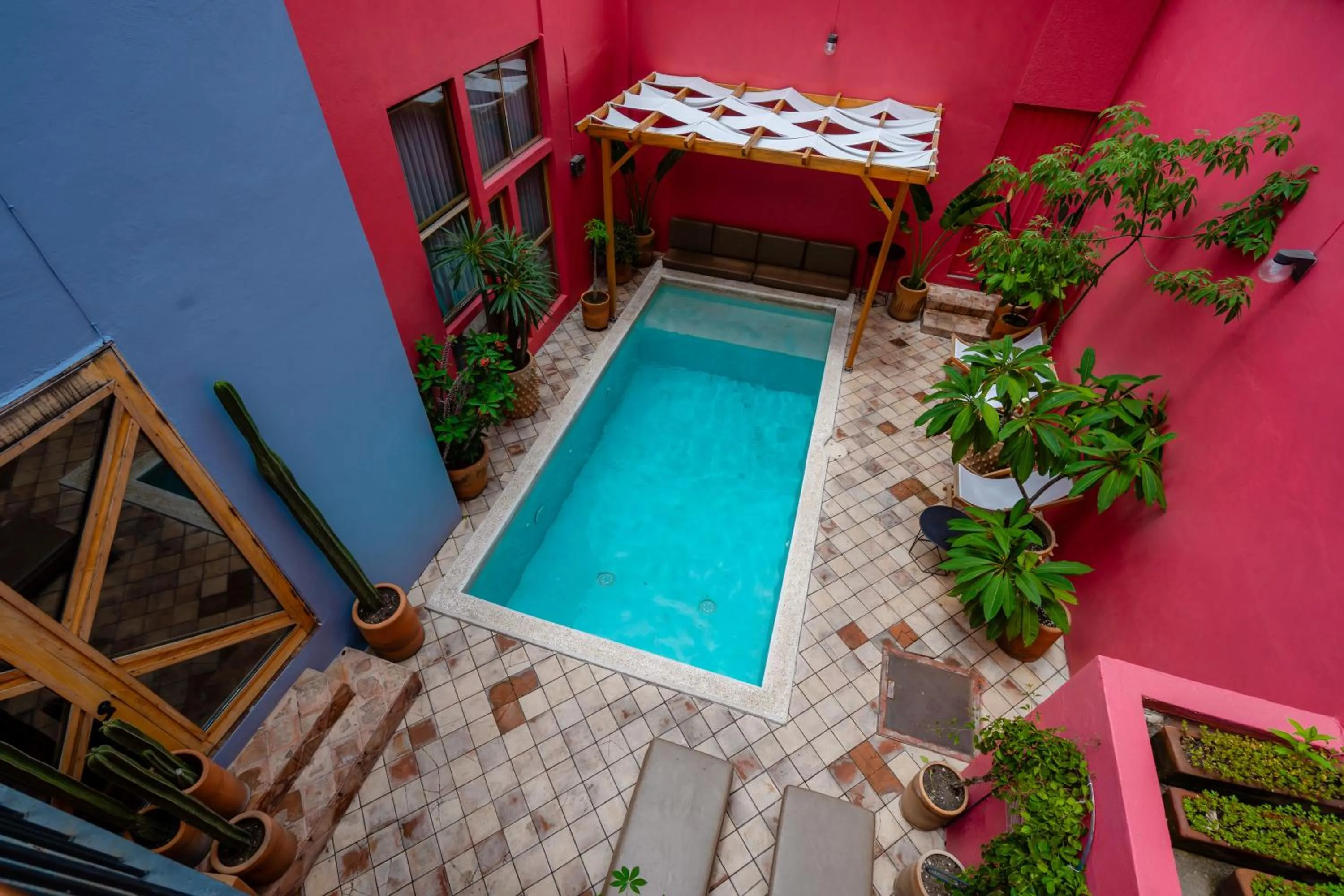 Patio in Hotel Casa de Arte Oaxaca