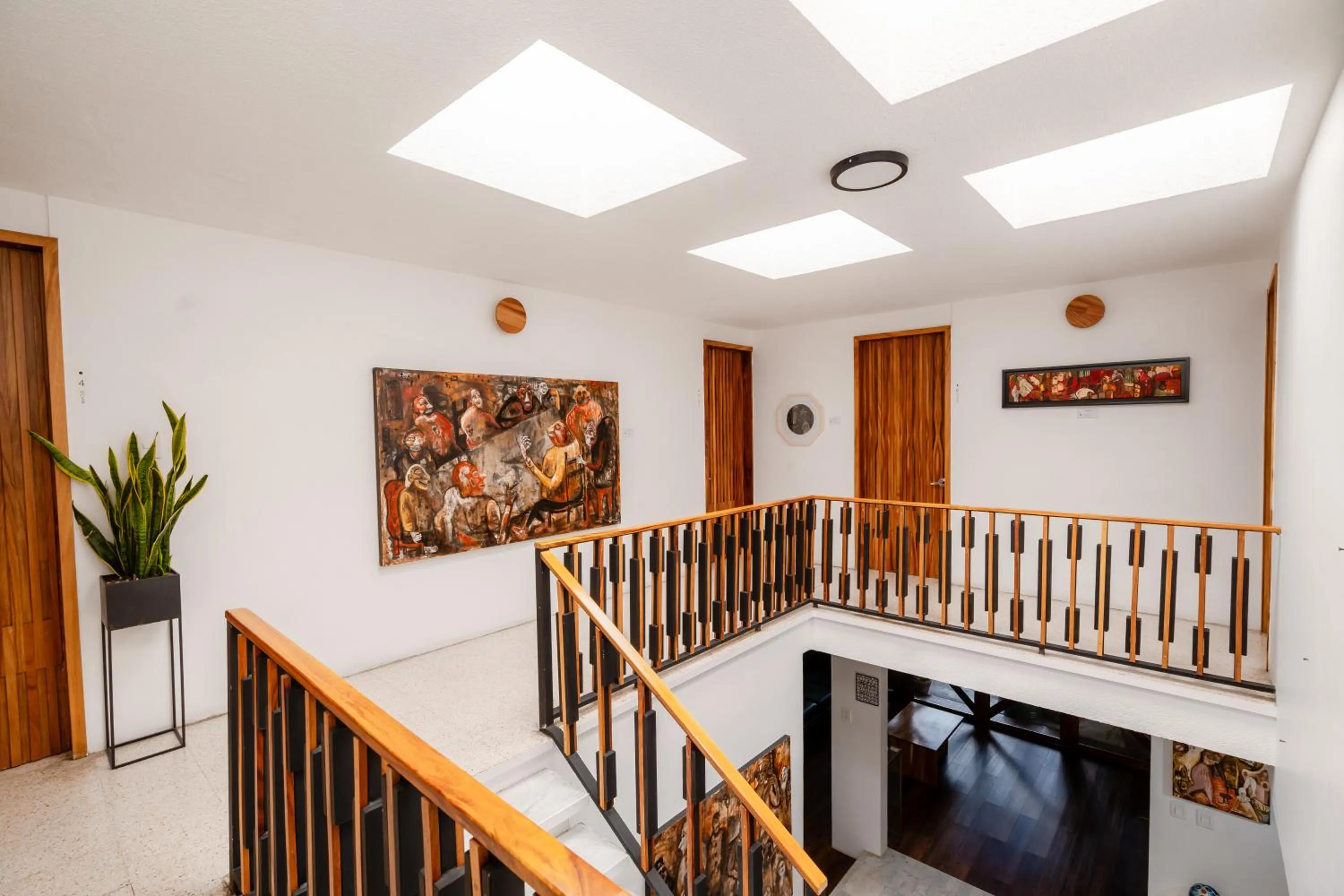 TV and multimedia in Hotel Casa de Arte Oaxaca