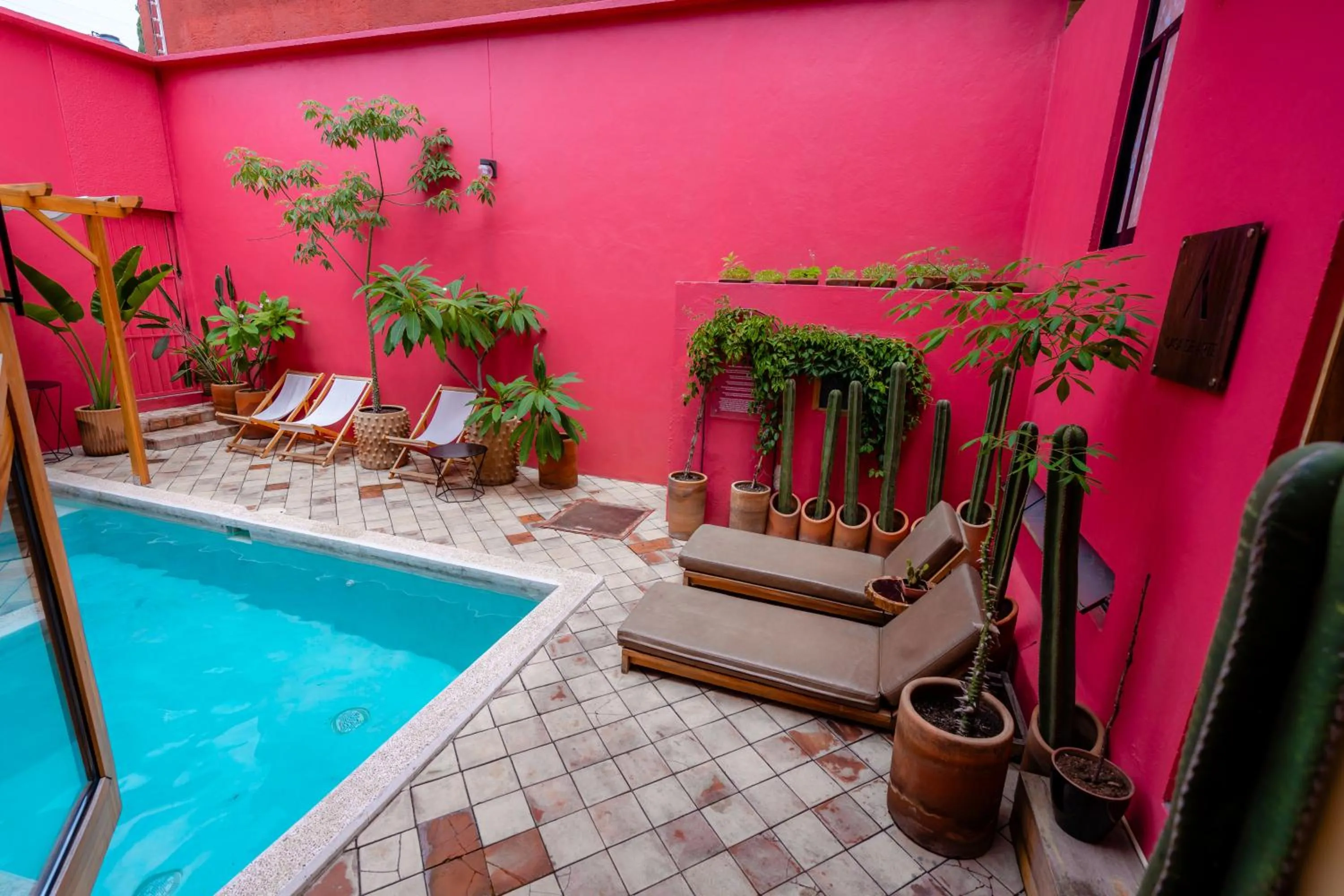 Patio in Hotel Casa de Arte Oaxaca