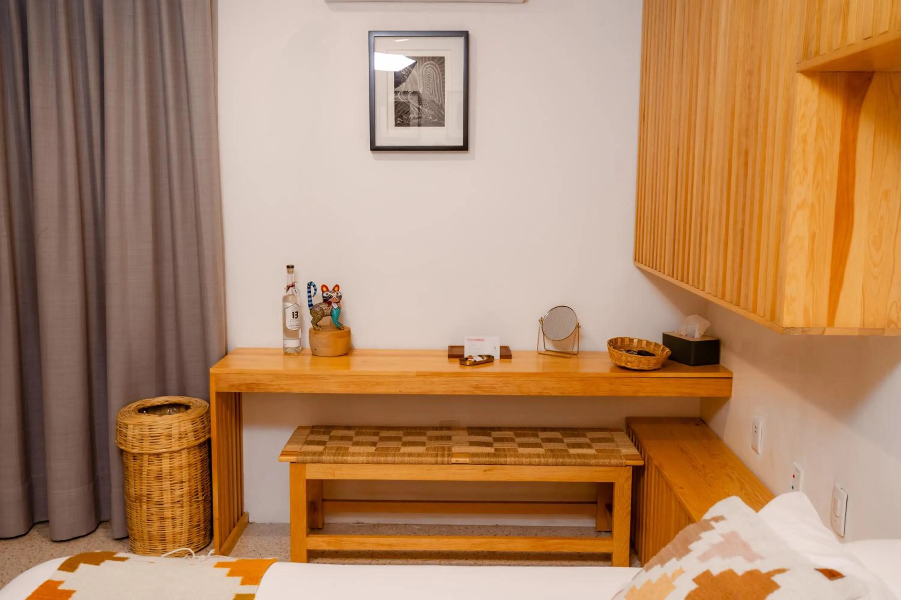 Seating area in Hotel Casa de Arte Oaxaca