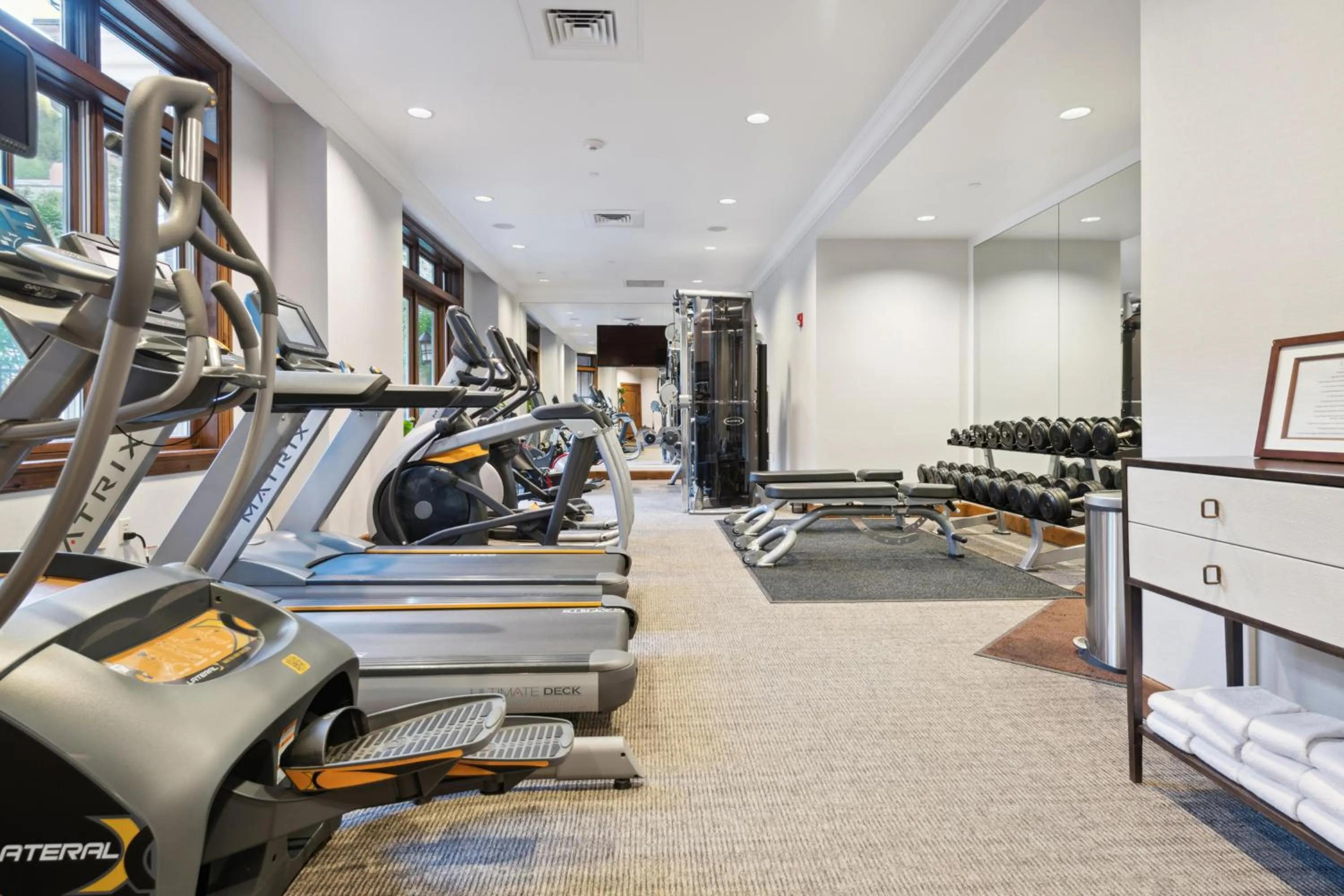 Fitness centre/facilities in The Aspen Mountain Residences