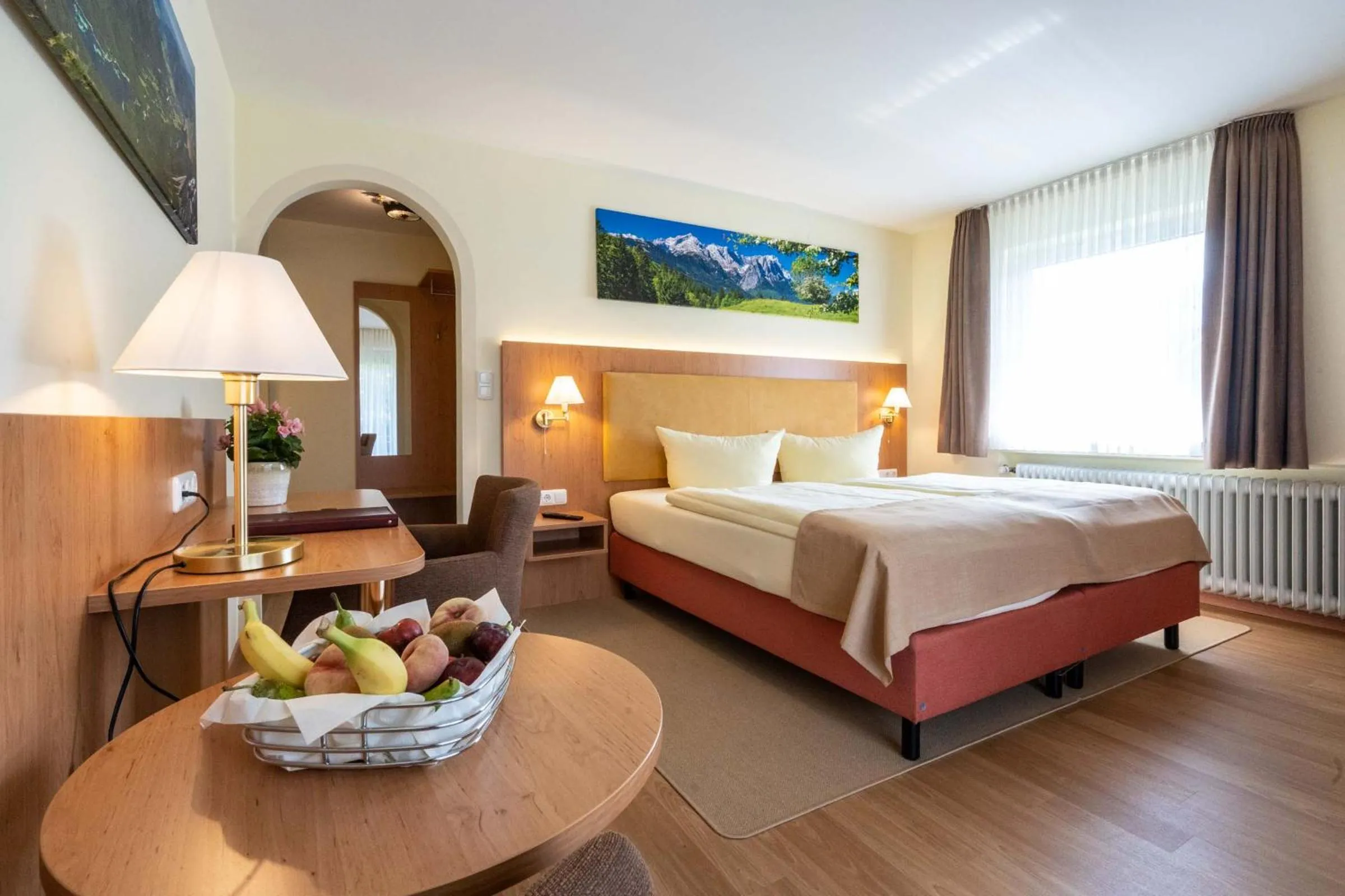 Photo of the whole room, Bed in Hotel Garni Brunnthaler