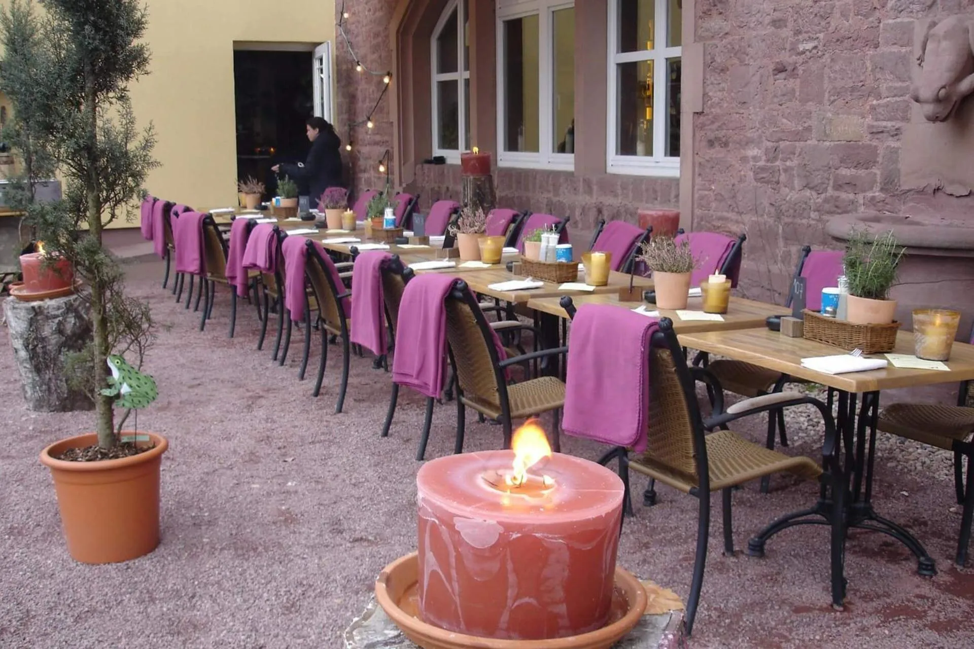 Balcony/Terrace in Hotel Franziskushöhe Lohr