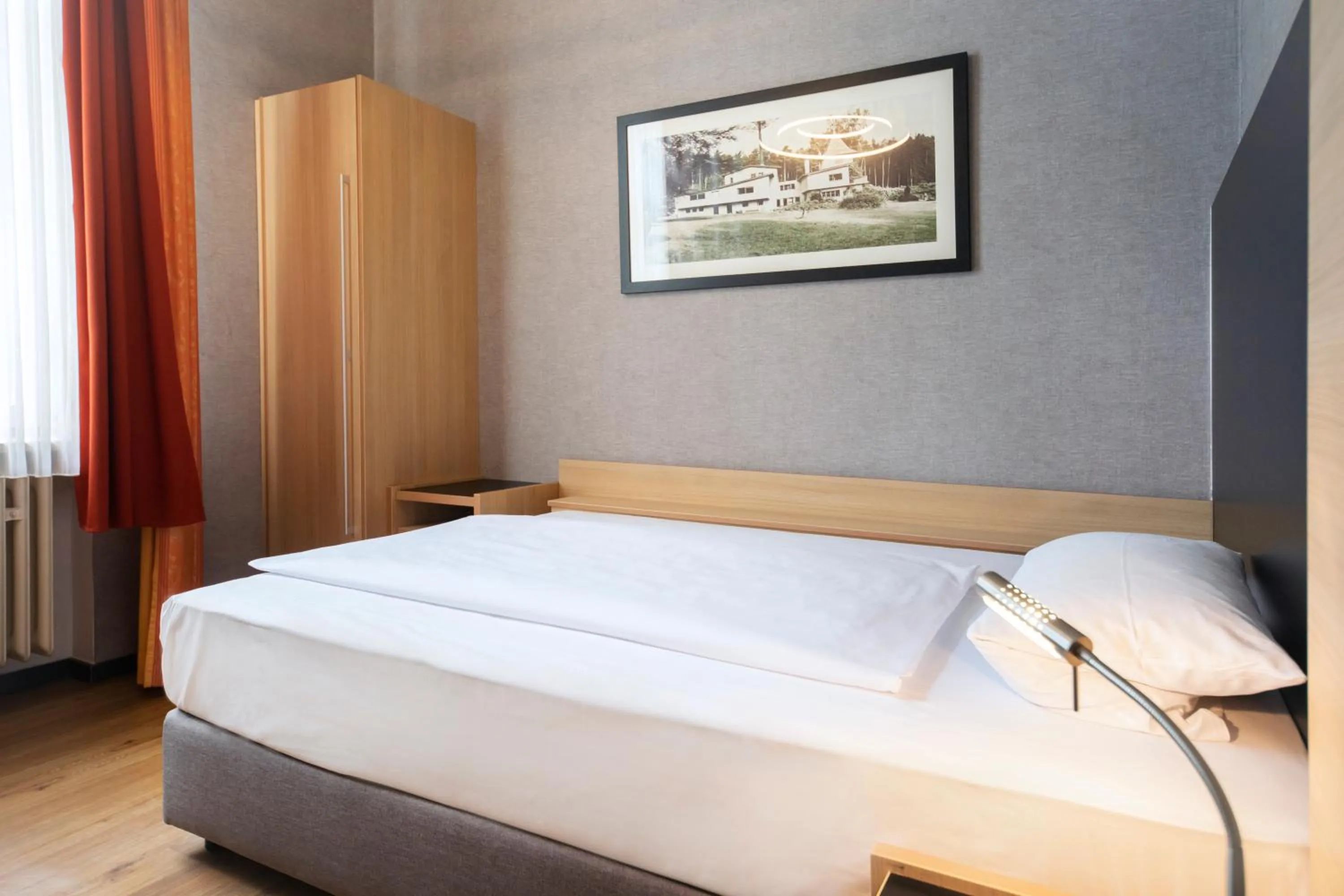 Photo of the whole room, Bed in Hotel Franziskushöhe Lohr