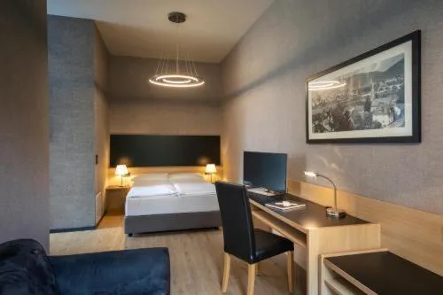 Bed in Michel Hotel Franziskushöhe Lohr am Main