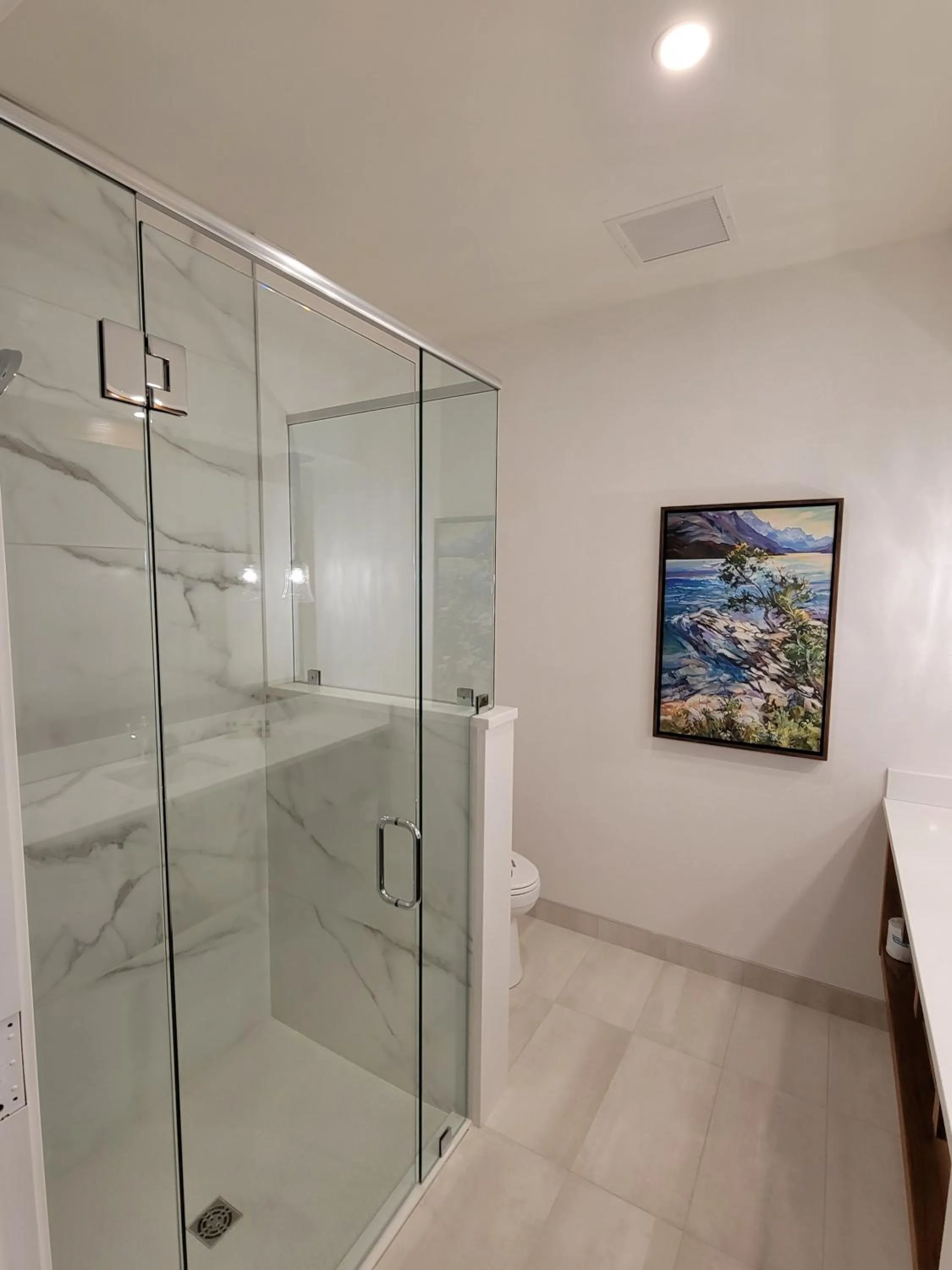 Shower in Kilmorey Lodge