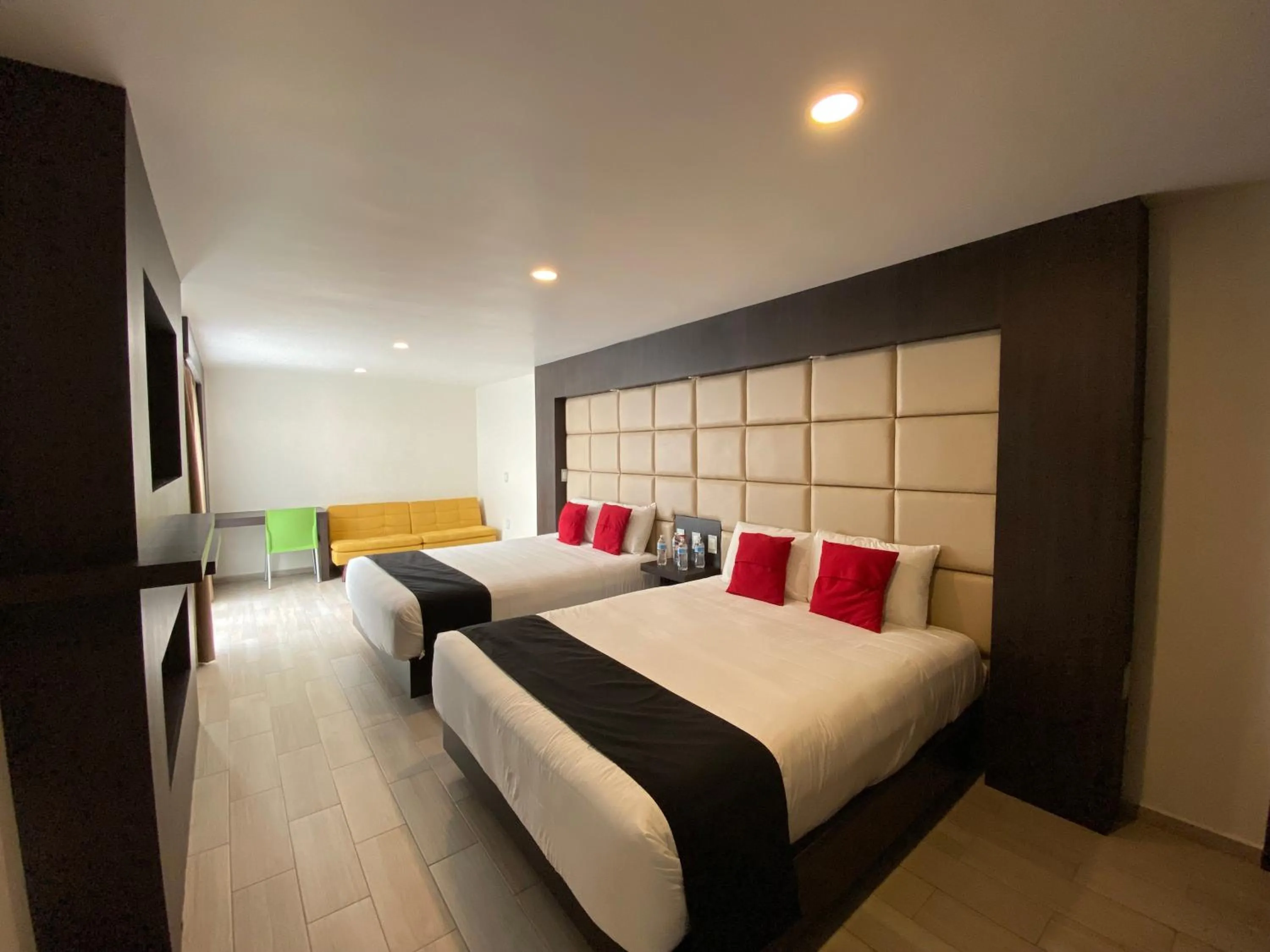 Bed in Hotel La Estancia Zacatlan