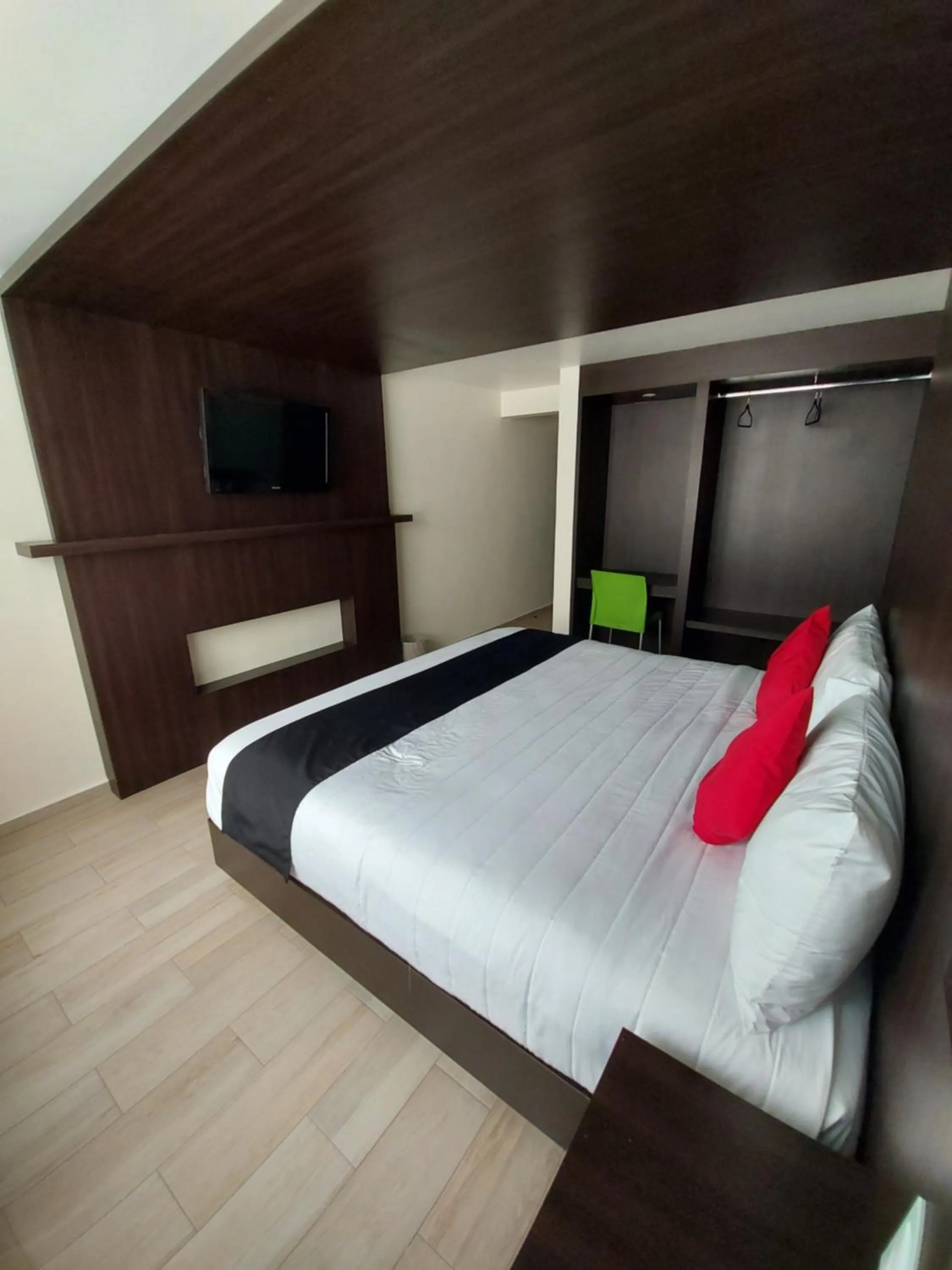 Bed in Hotel La Estancia Zacatlan