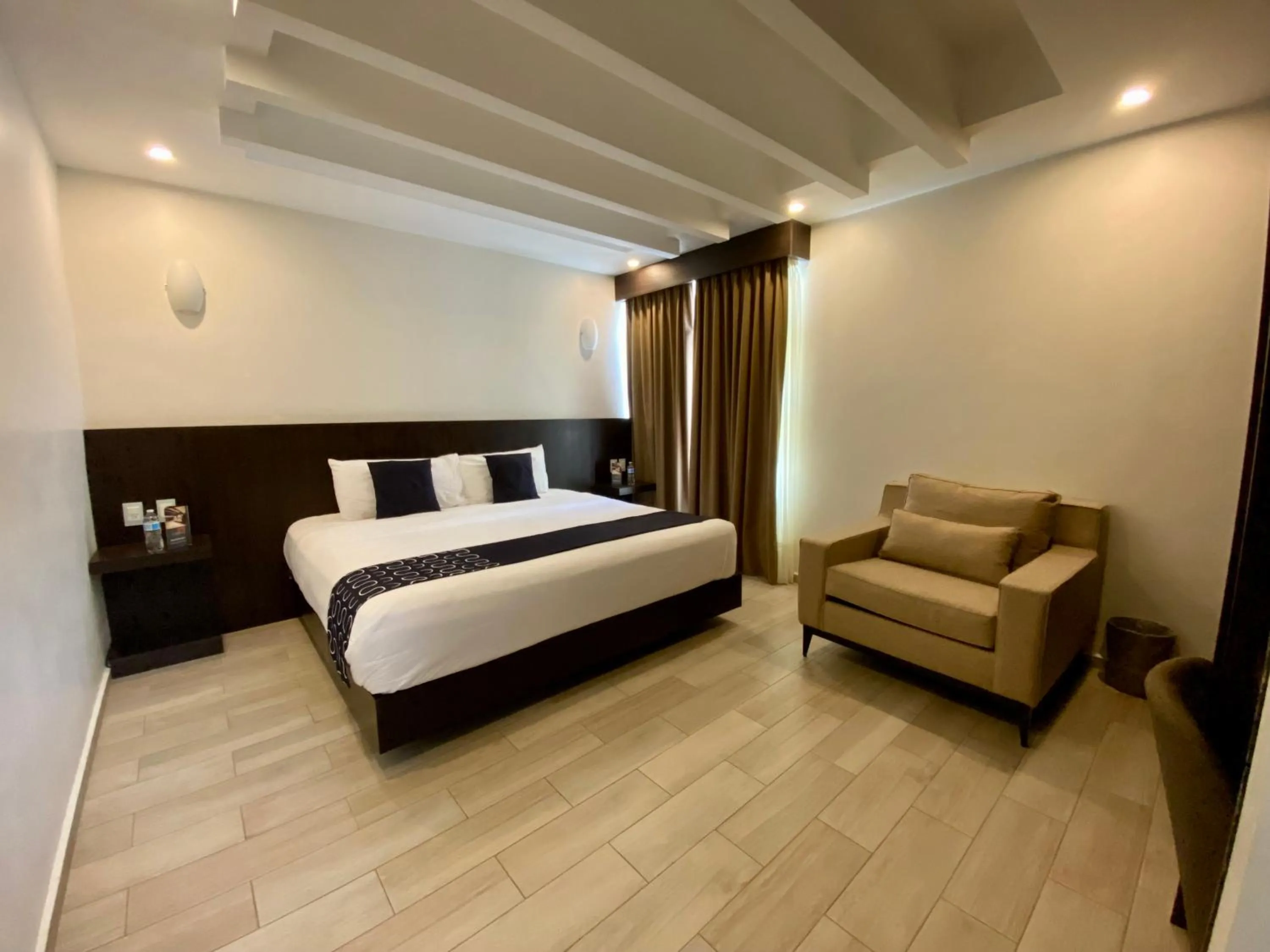 Bed in Hotel La Estancia Zacatlan