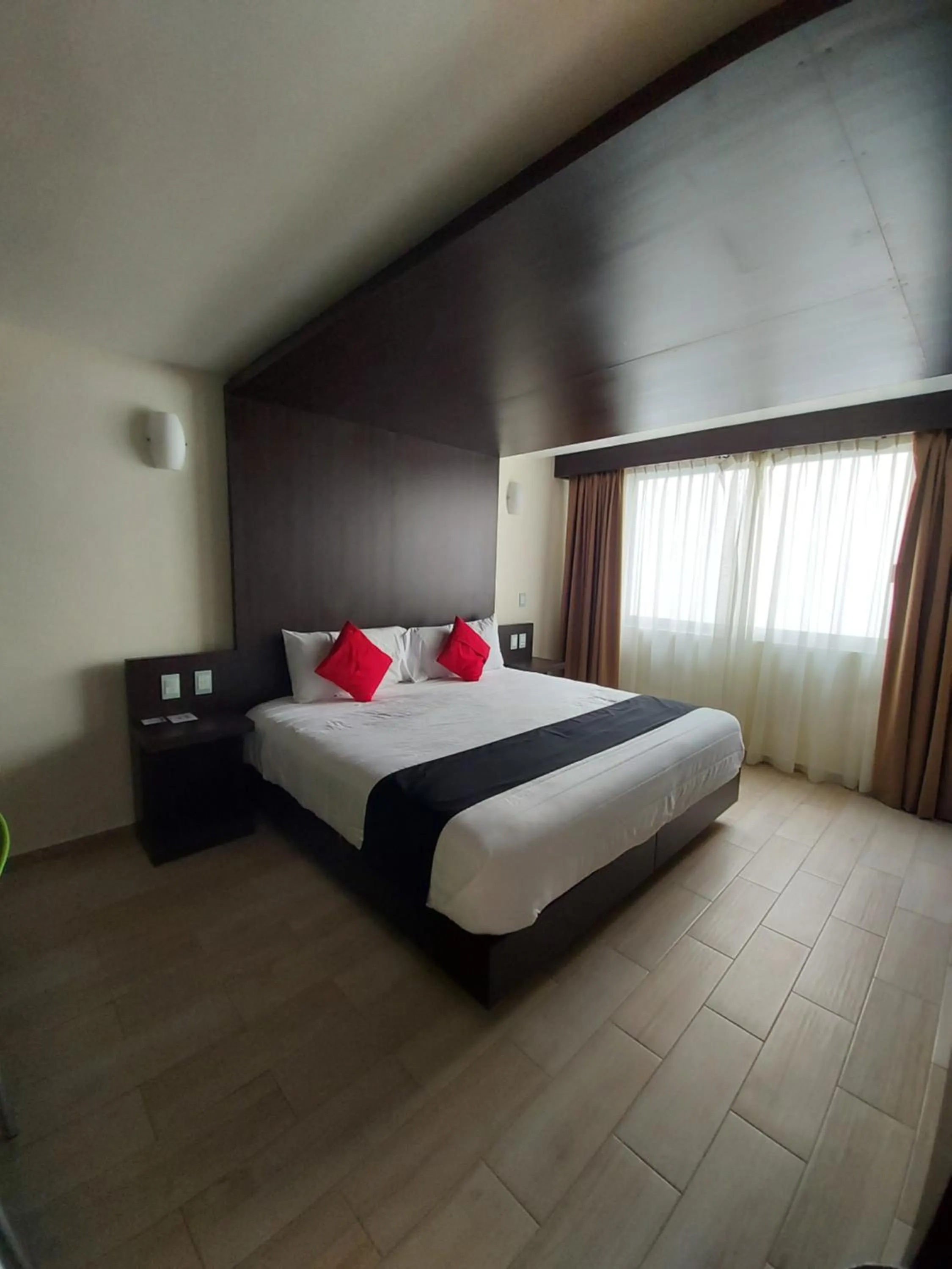 Bed in Hotel La Estancia Zacatlan