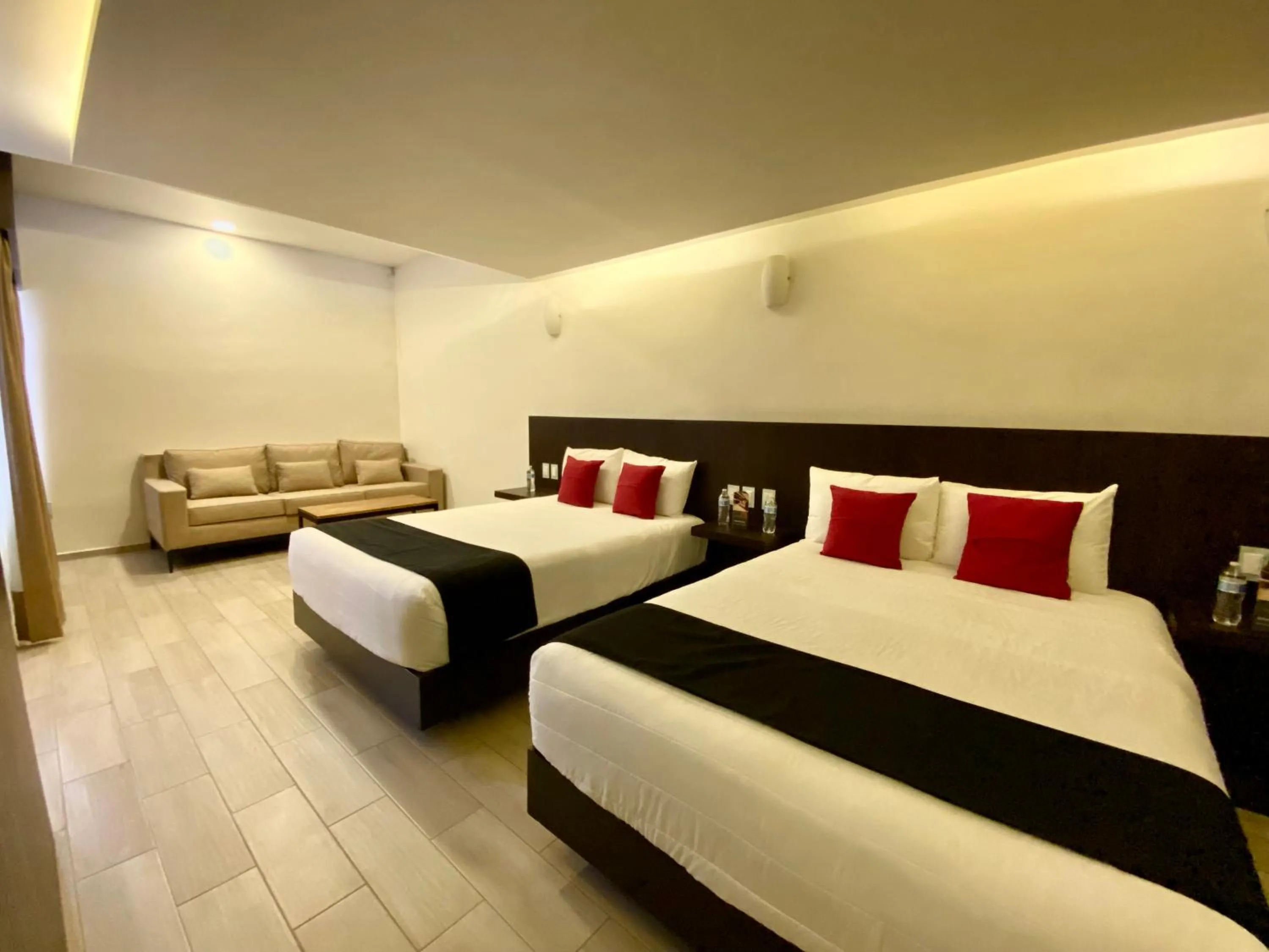 Bed in Hotel La Estancia Zacatlan