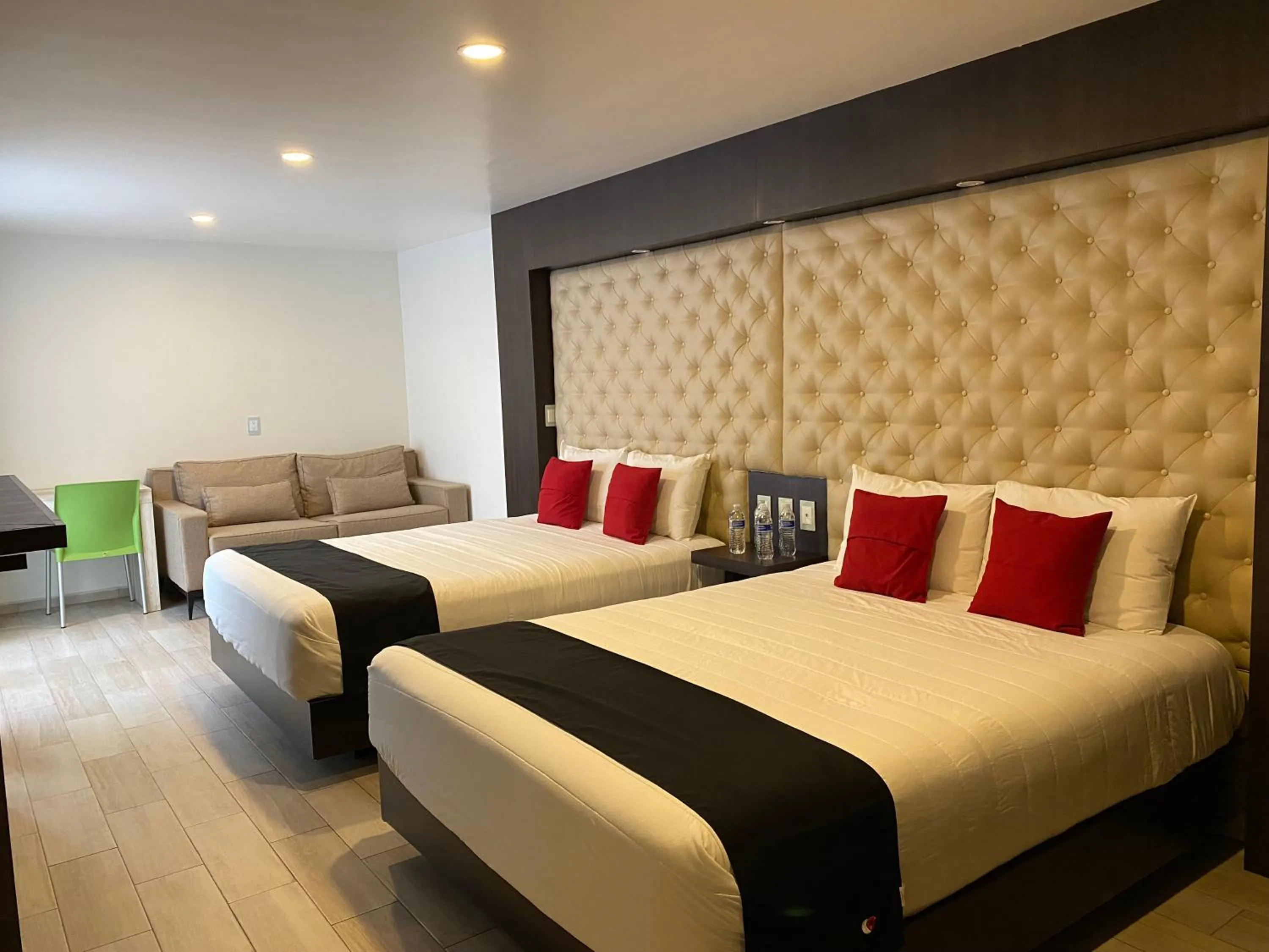 Bed in Hotel La Estancia Zacatlan