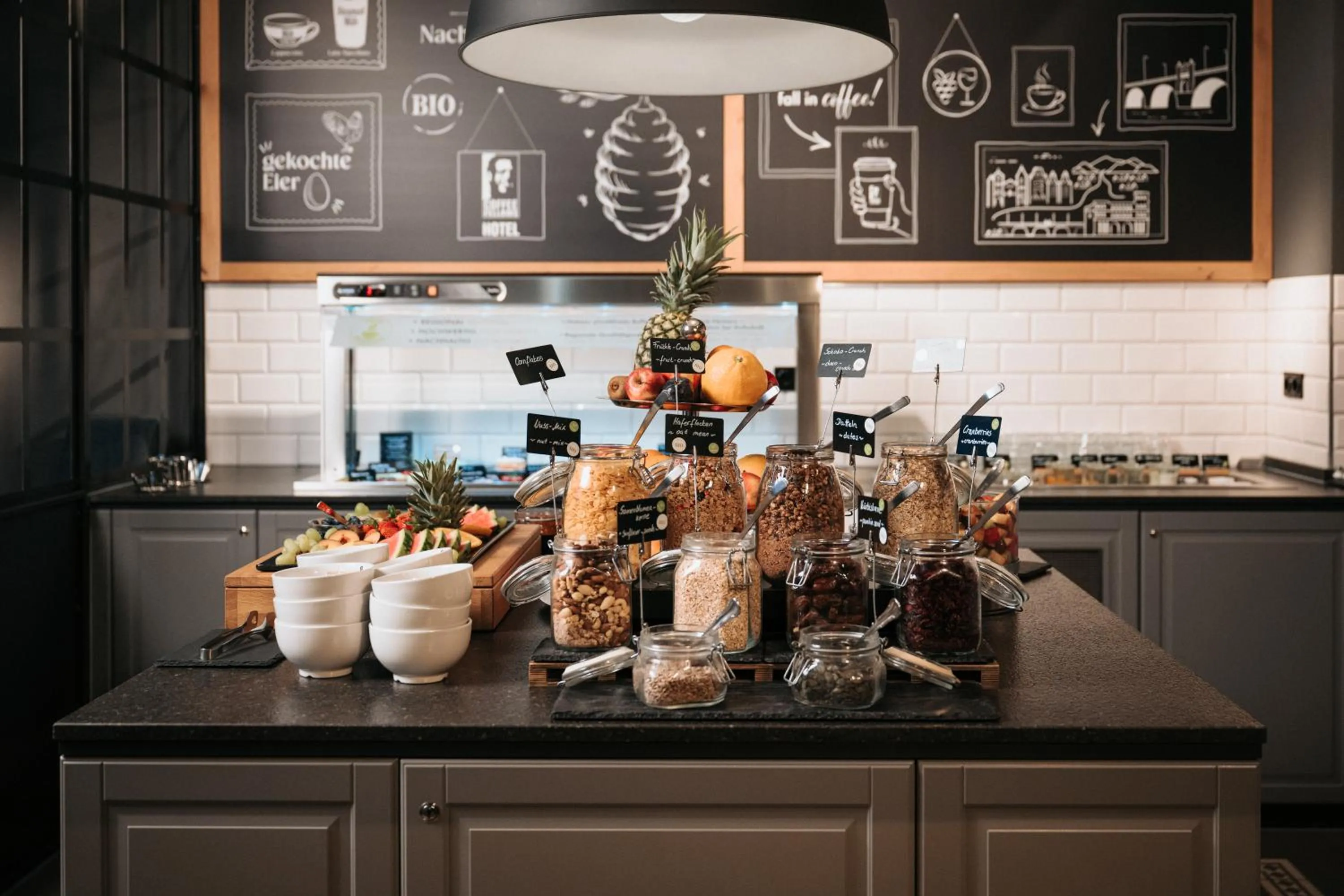 Buffet breakfast in Coffee Fellows Hotel Trier