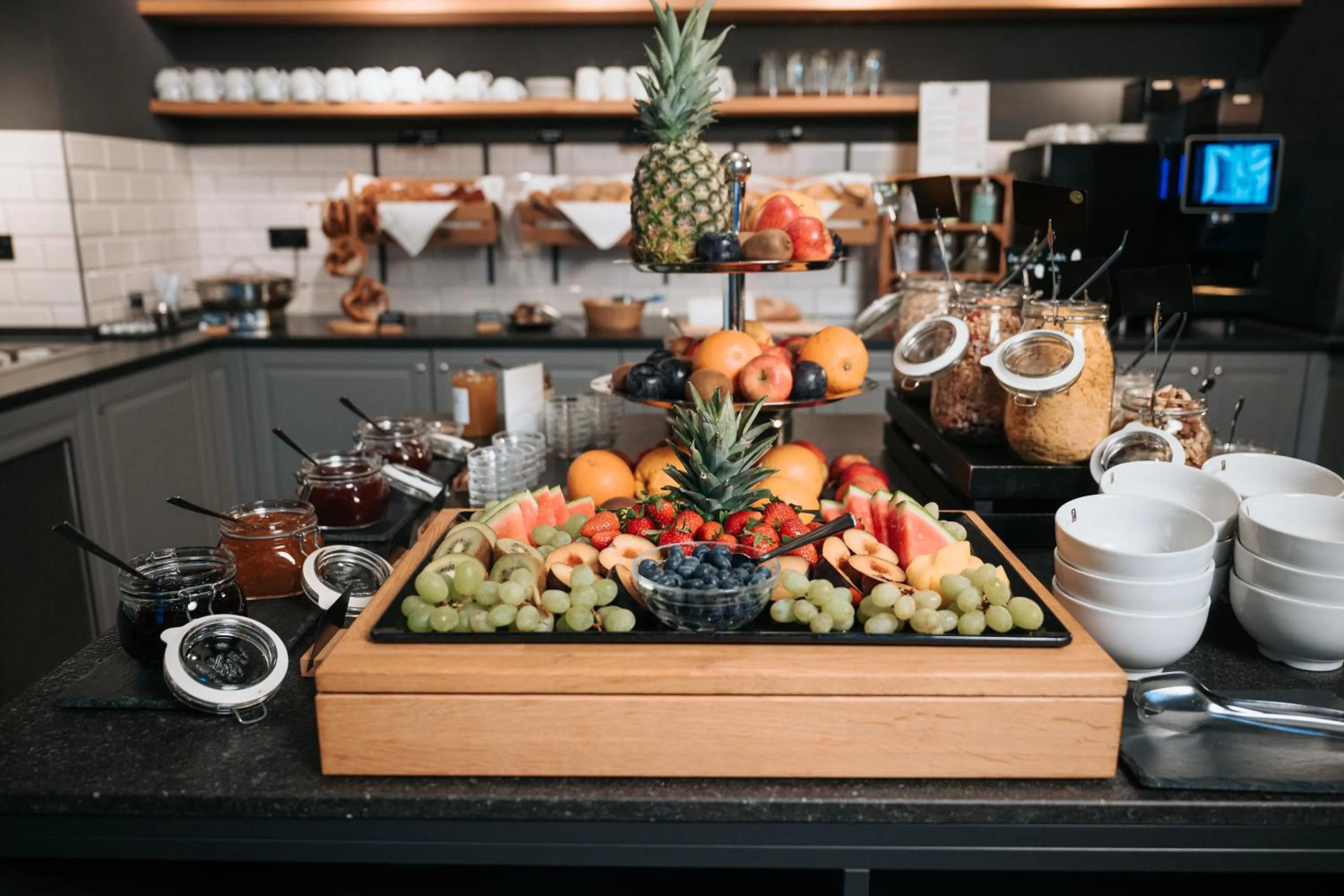 Breakfast in Coffee Fellows Hotel Trier