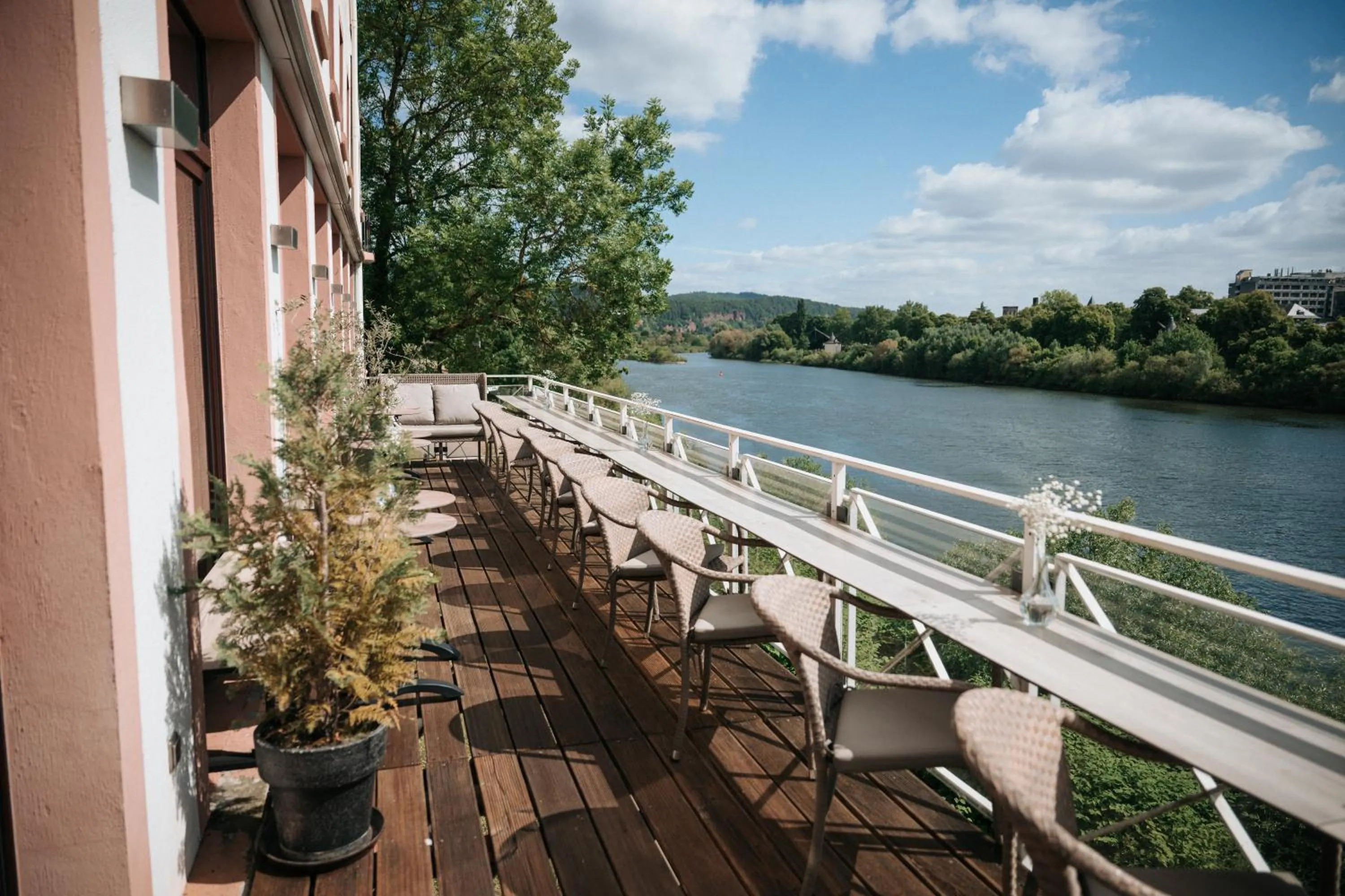 Balcony/Terrace in Coffee Fellows Hotel Trier