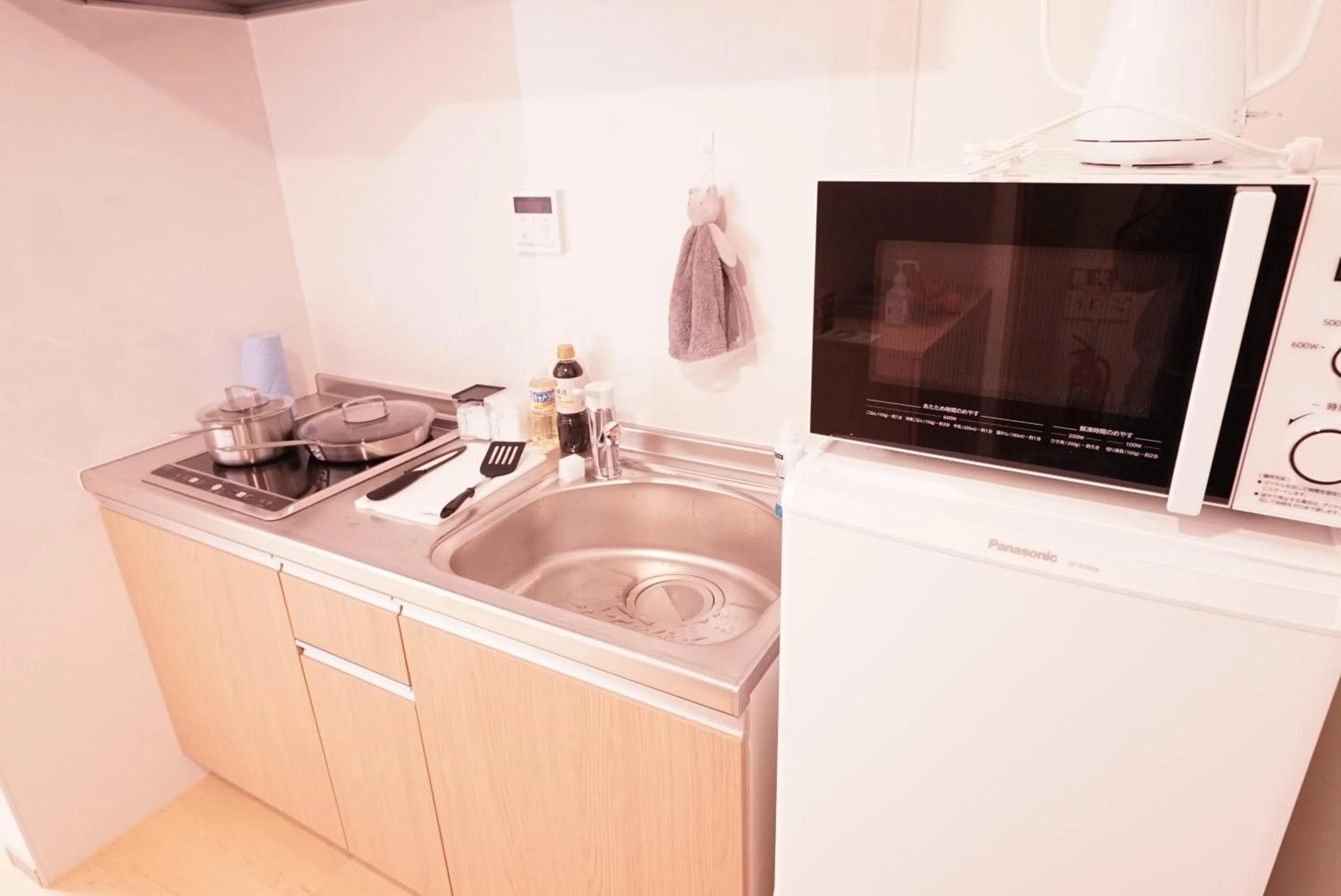 Kitchen or kitchenette in 暁 Twilight Osaka Inn