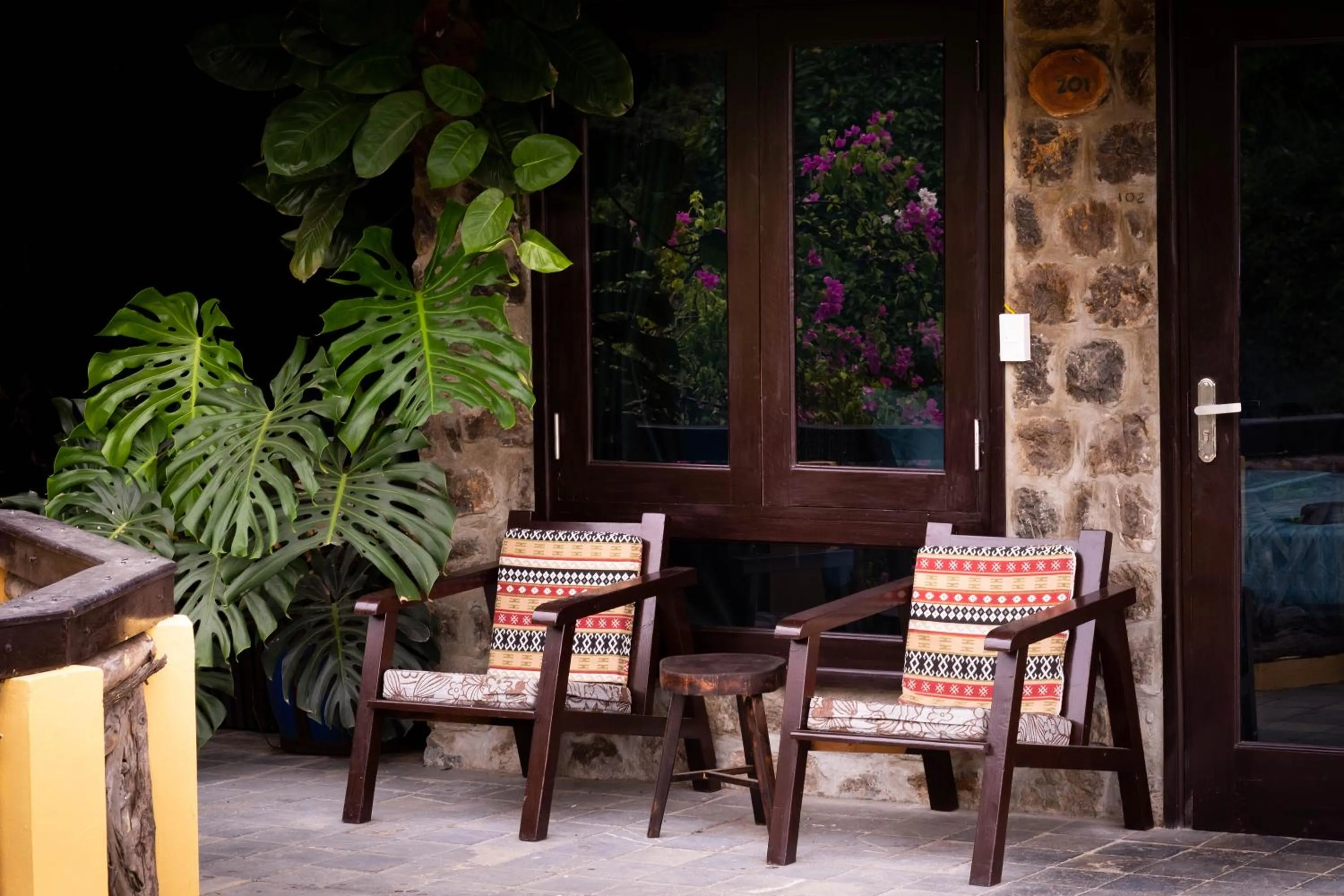 Balcony/Terrace in Trang An Ecolodge