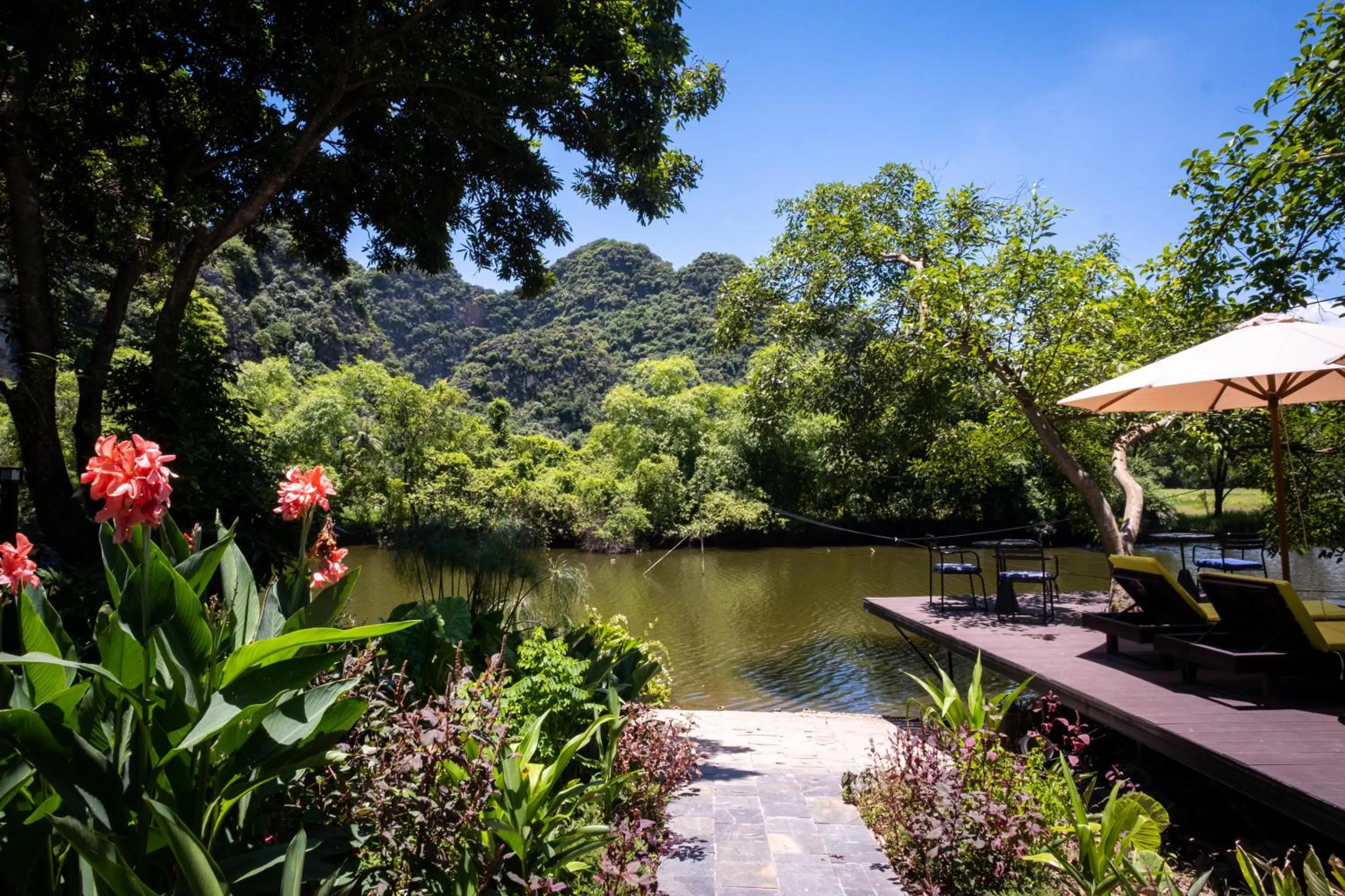 River view in Trang An Ecolodge
