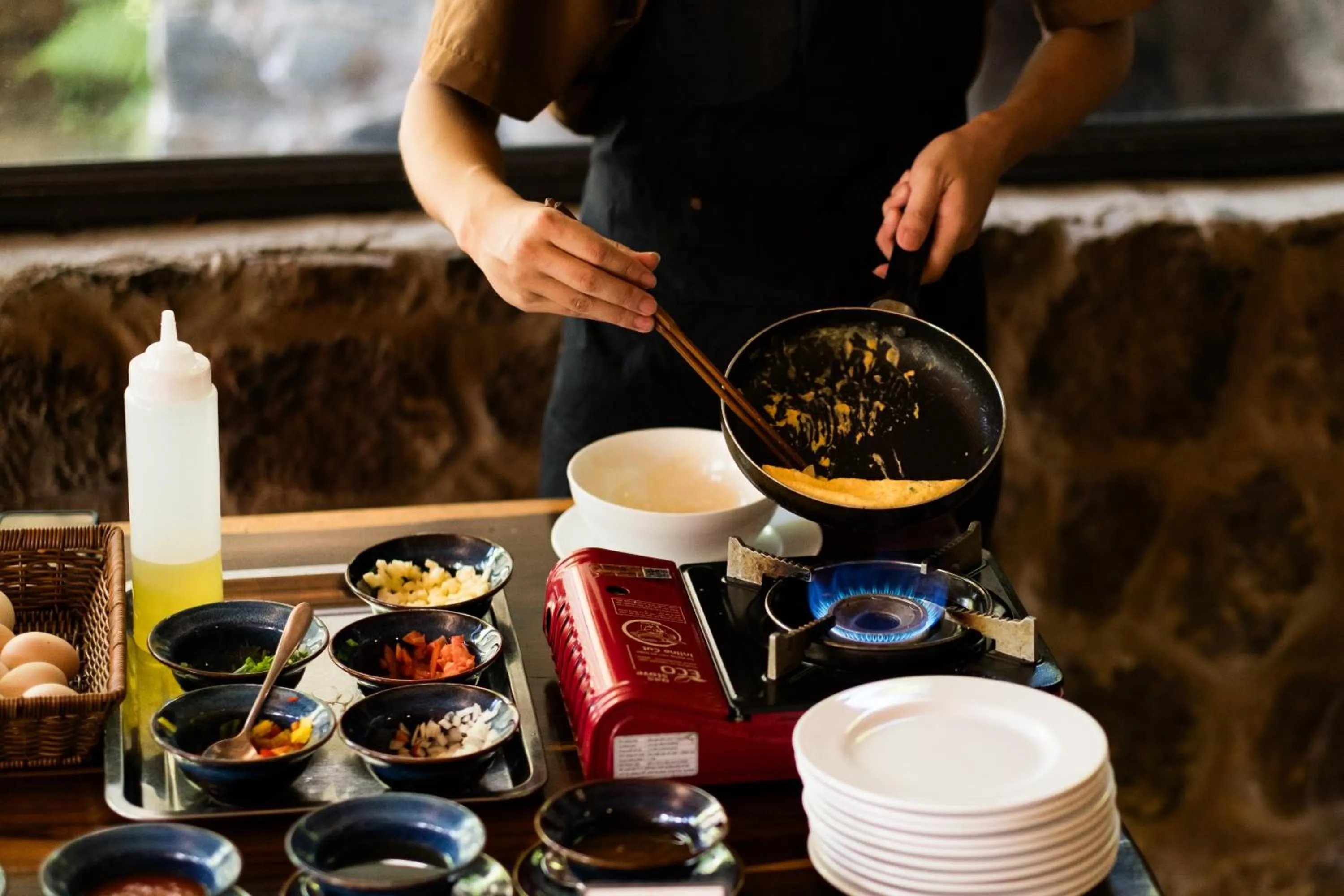 Food and drinks in Trang An Ecolodge