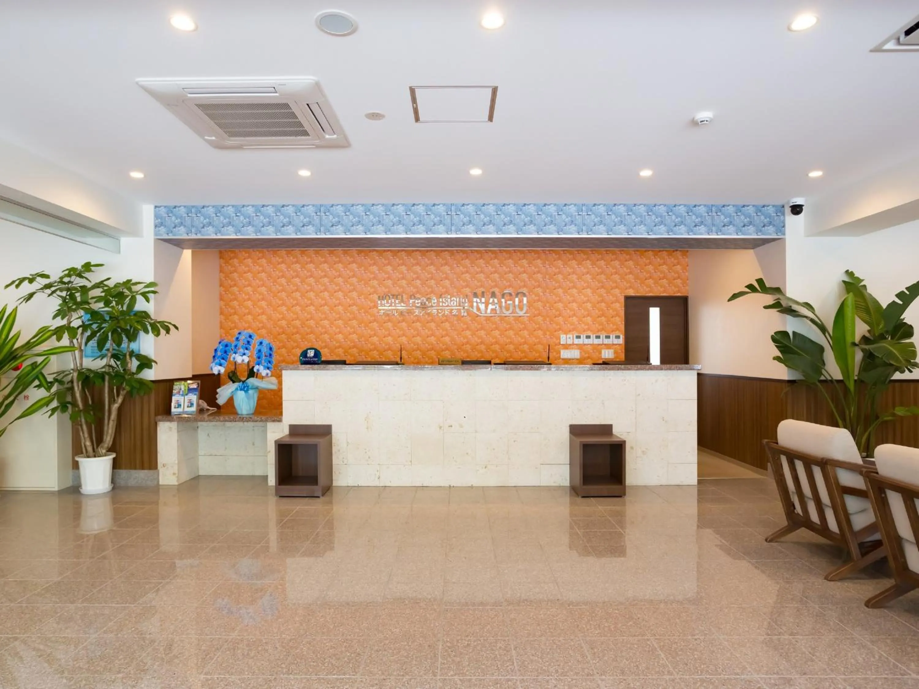 Lobby or reception in Hotel Peace Island Nago