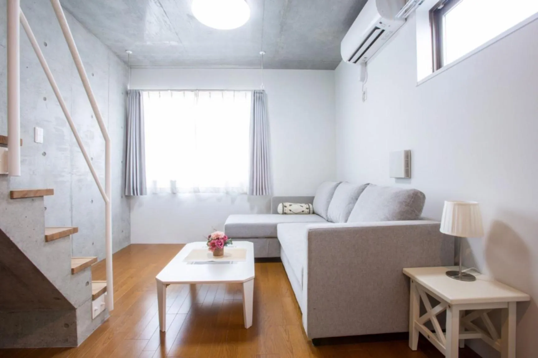 Living room in Laffitte Hirai Condominium Hotel