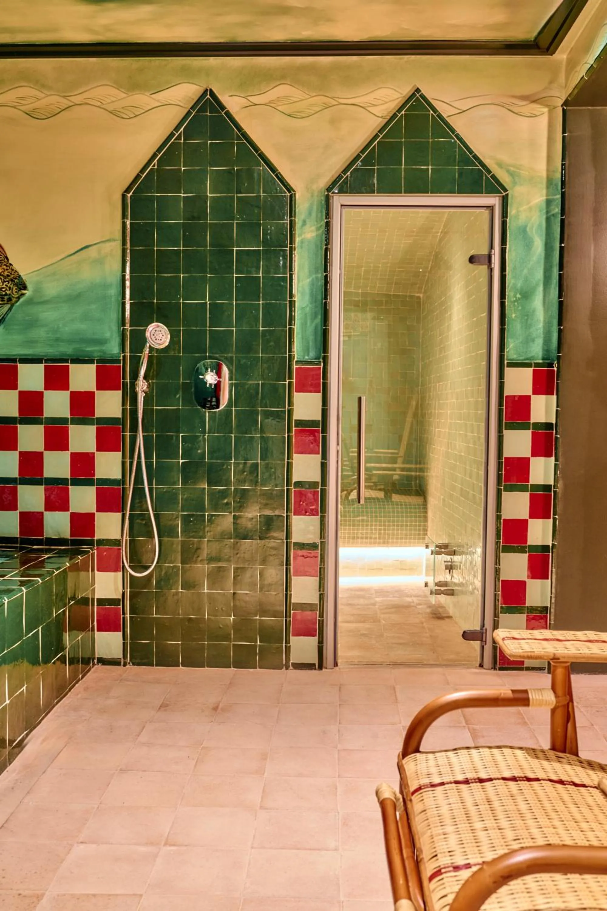 Steam room in Hôtel Les Deux Gares & Spa