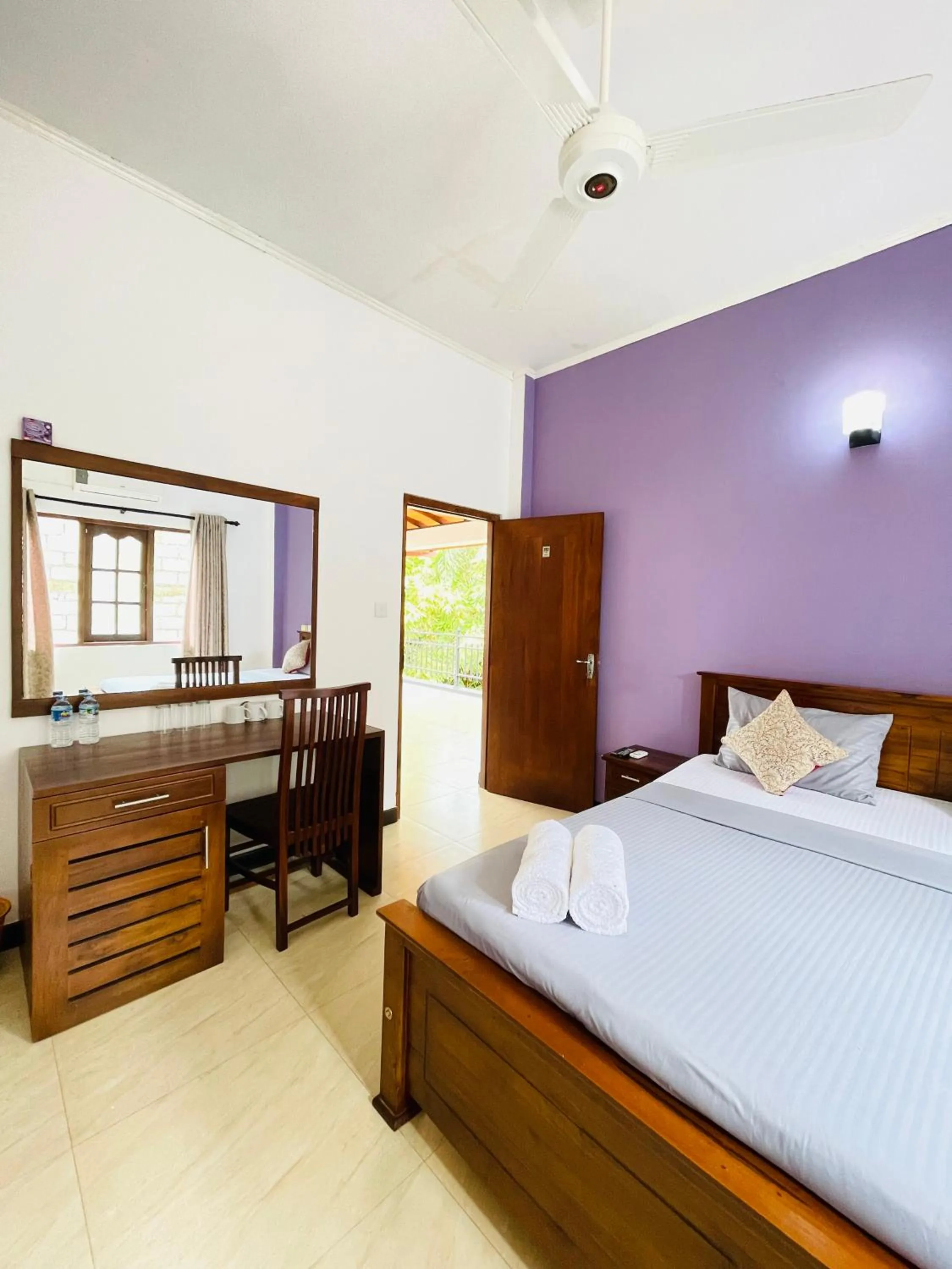 Bed in Ravan Resort Tangalle