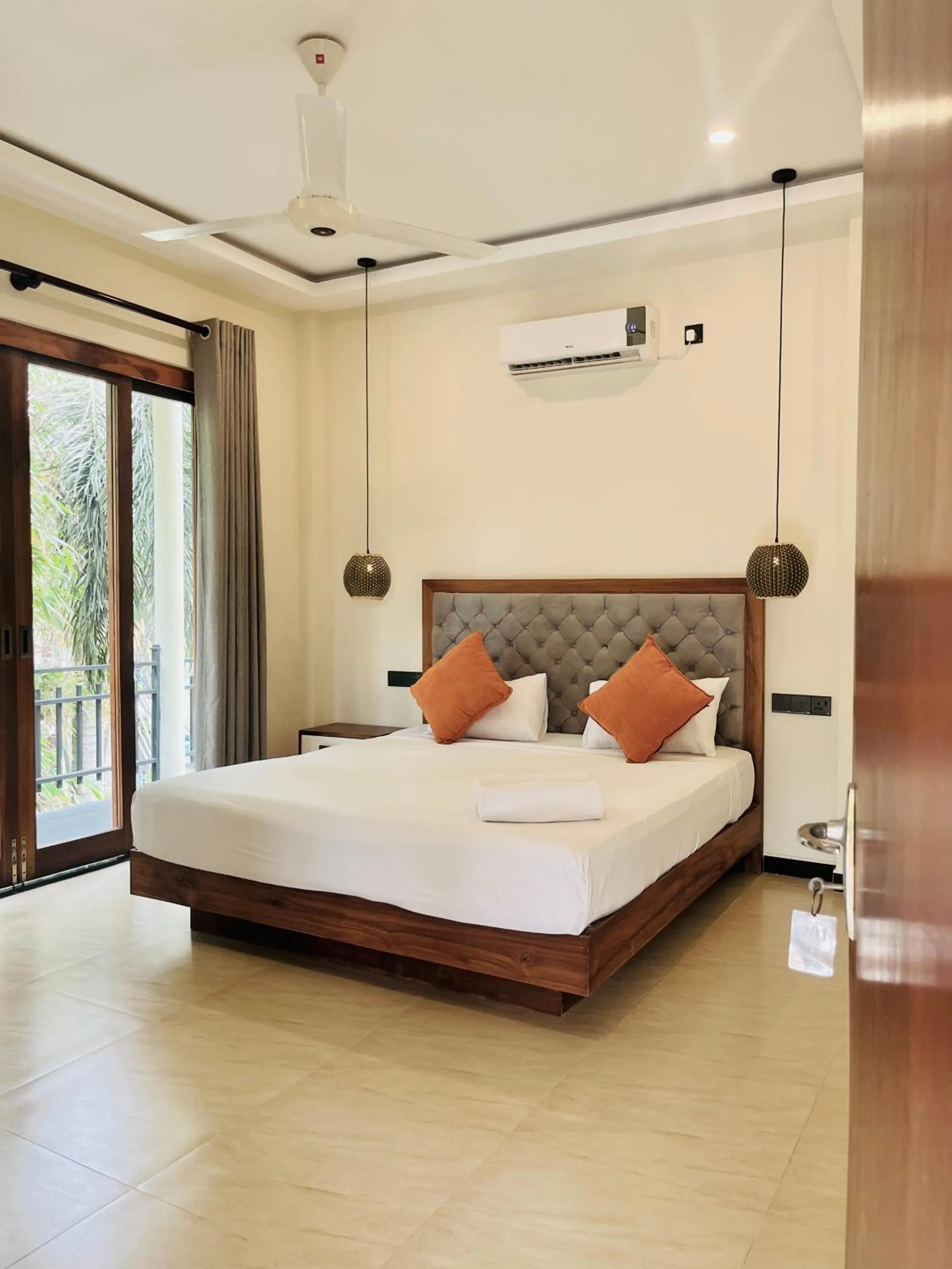 Bed in Ravan Resort Tangalle