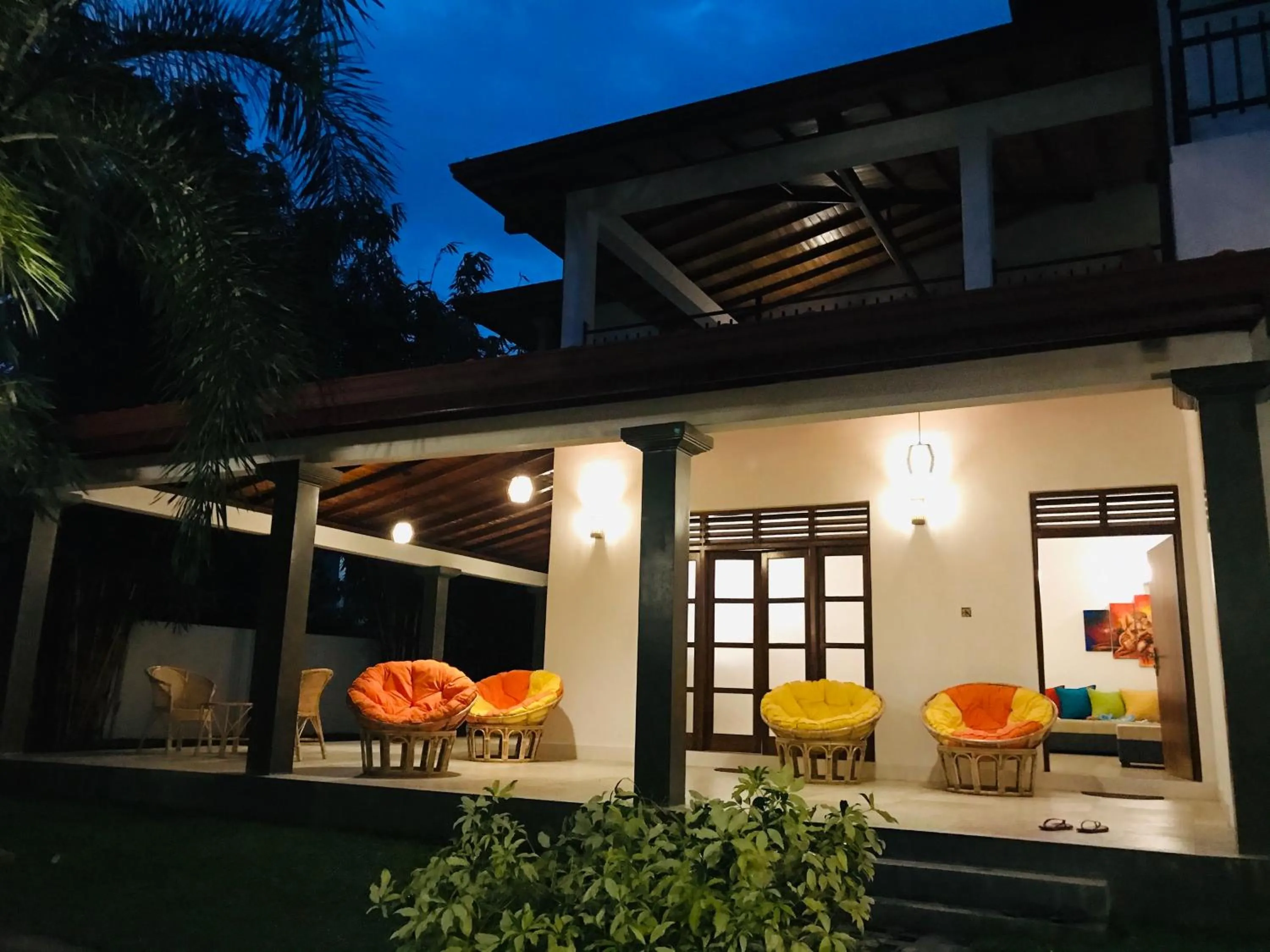 Seating area in Ravan Resort Tangalle
