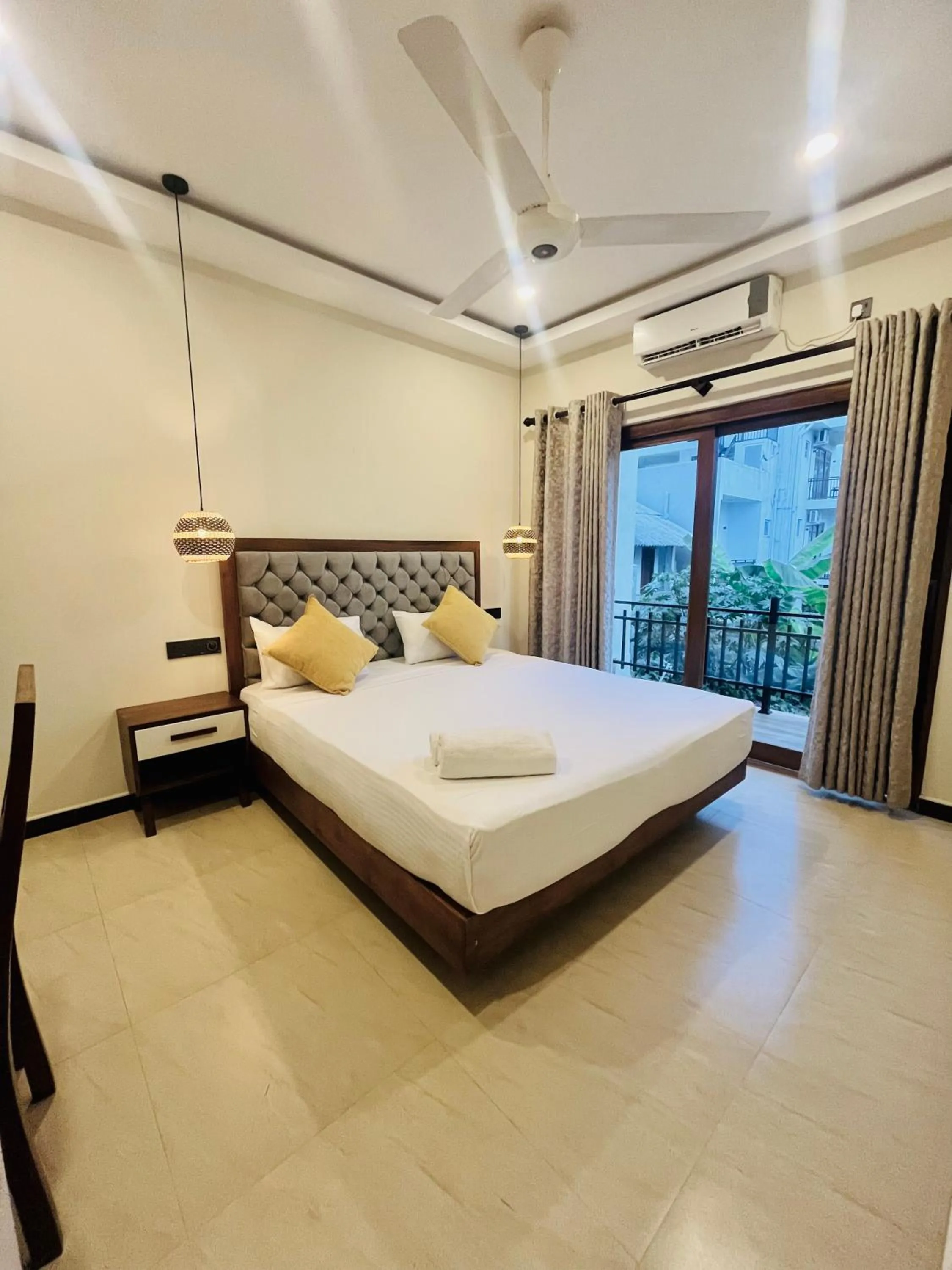 Bed in Ravan Resort Tangalle