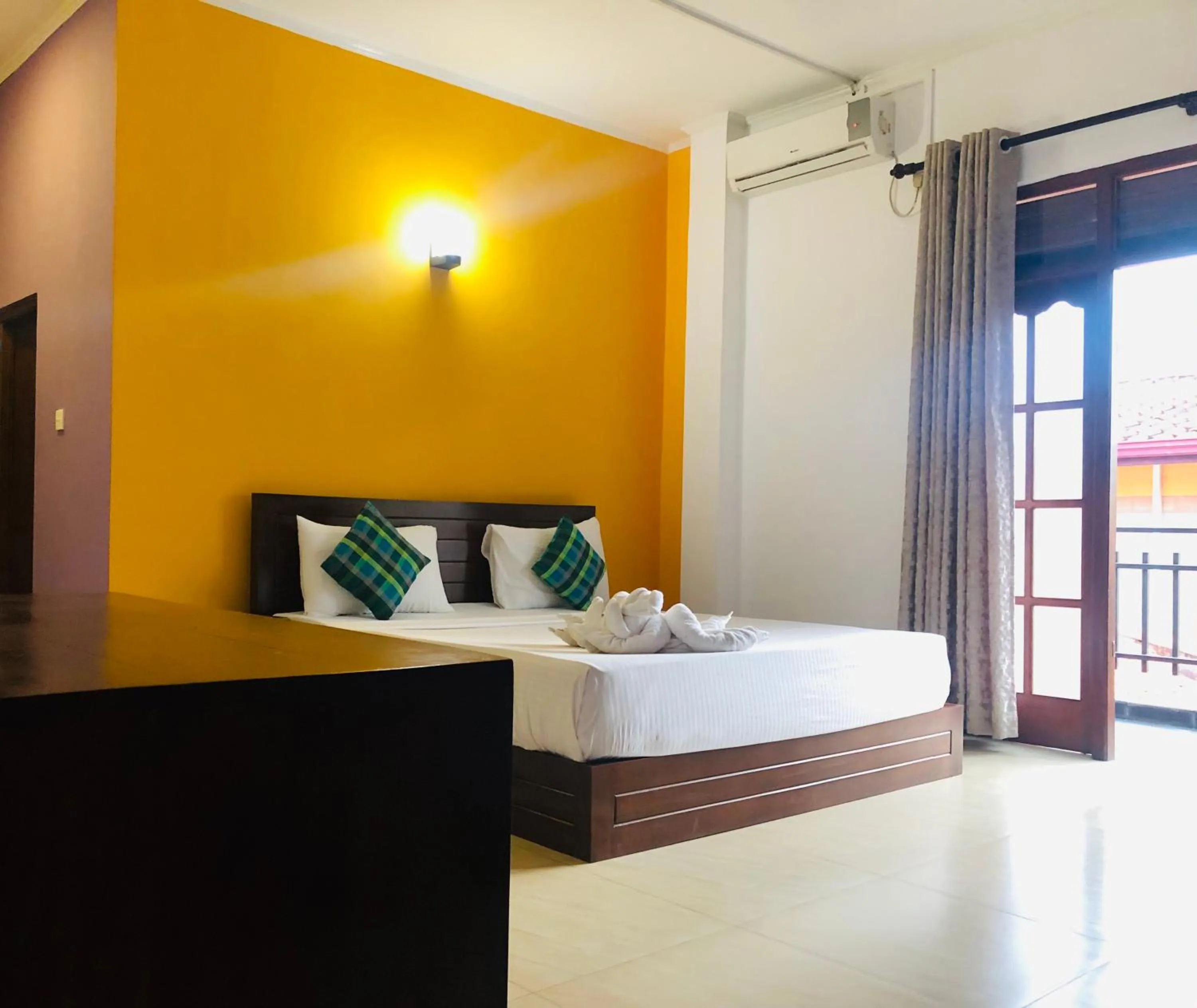 Bed in Ravan Resort Tangalle