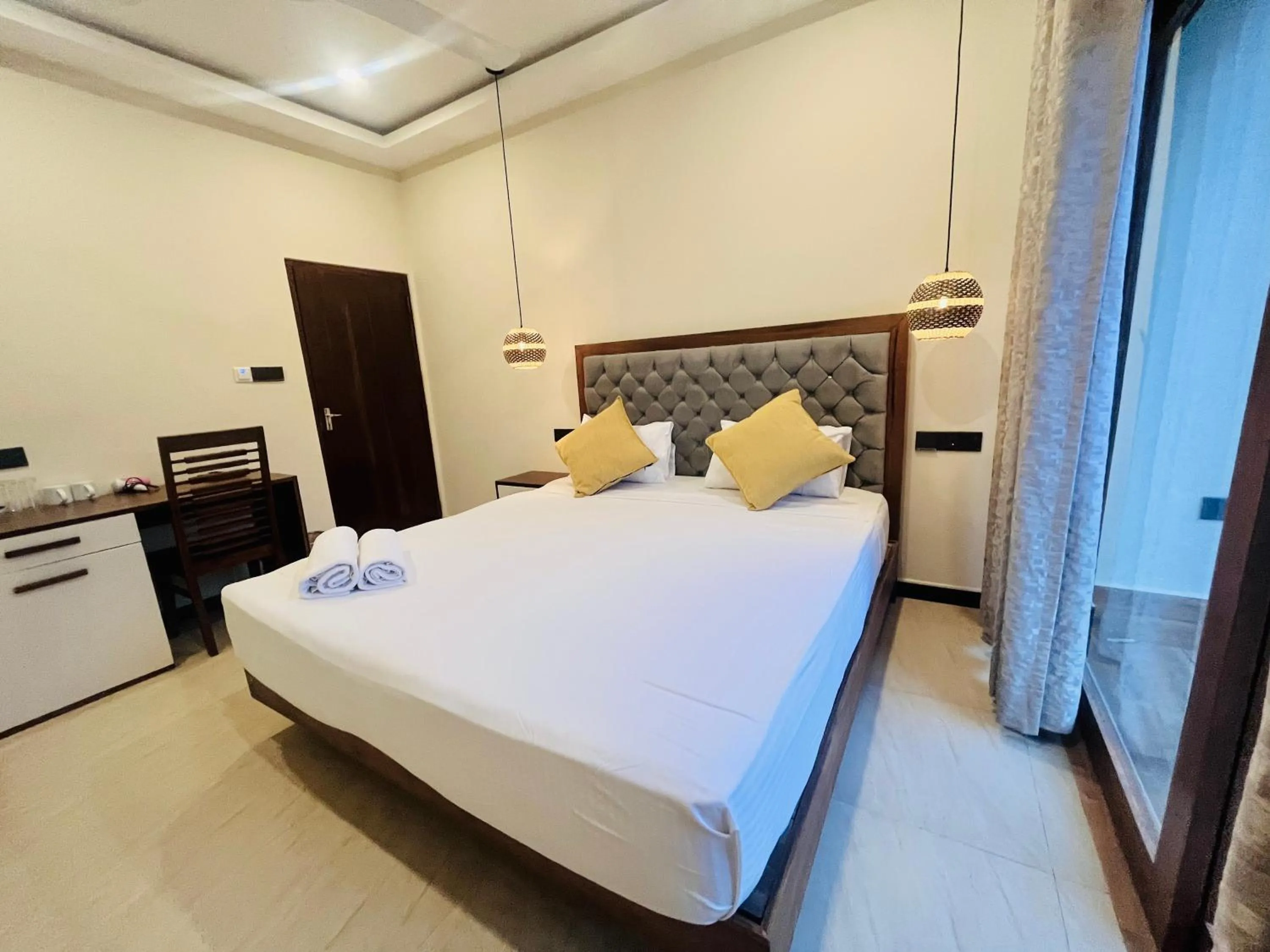 Bed in Ravan Resort Tangalle