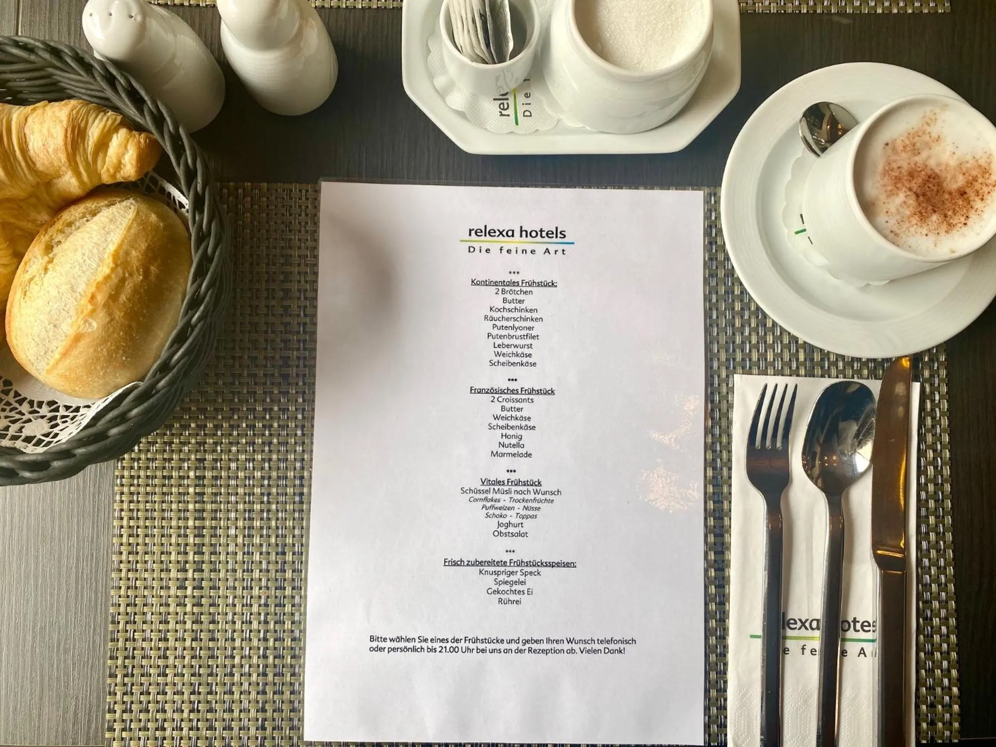 Breakfast in relexa hotel Schatten Stuttgart