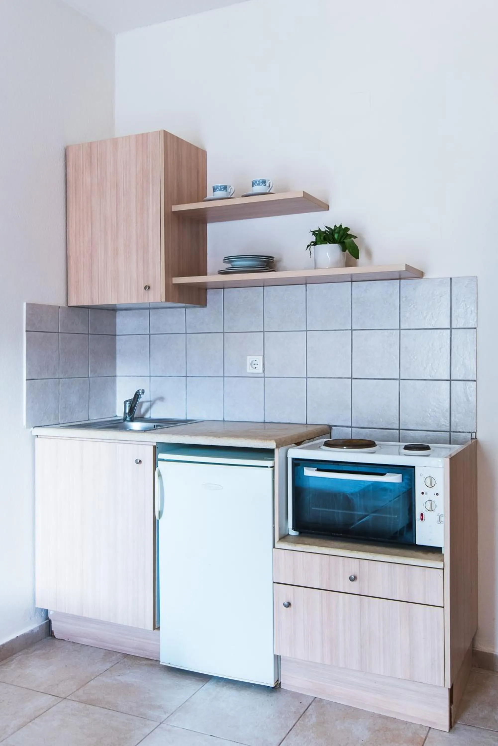 Kitchen or kitchenette in Ilios Malia Hotel Resort