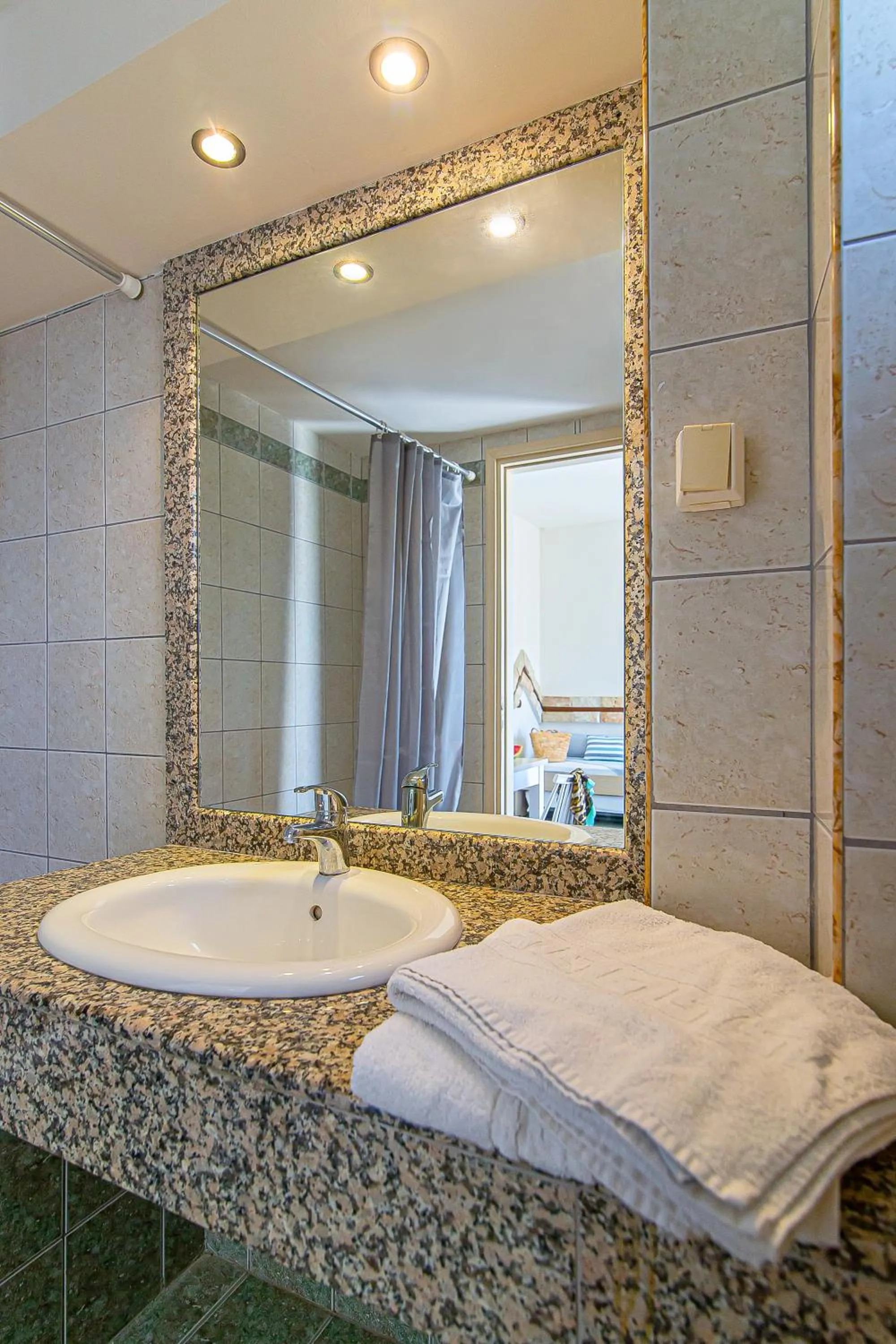 Bathroom in Ilios Malia Hotel Resort