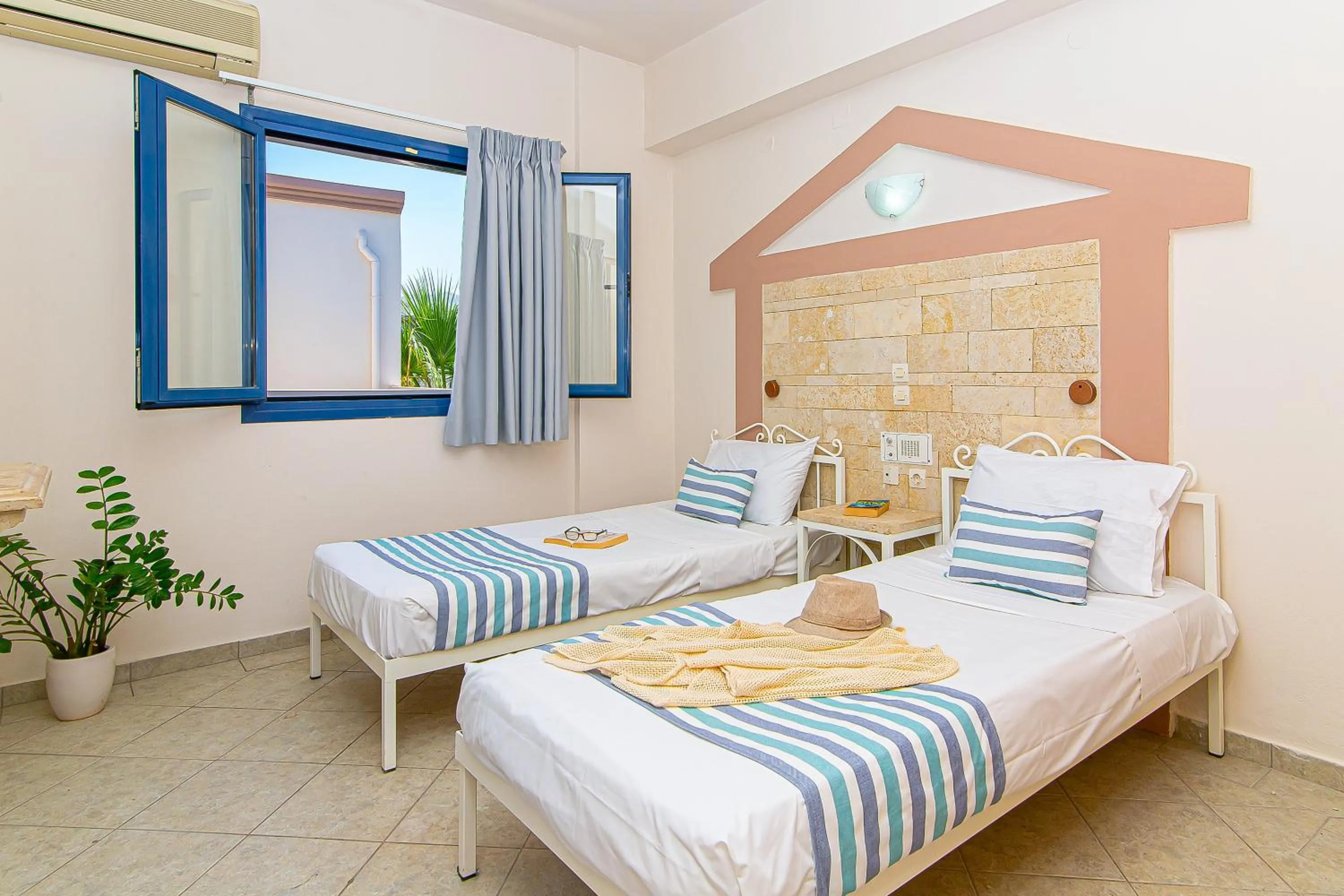 Bedroom, Bed in Ilios Malia Hotel Resort