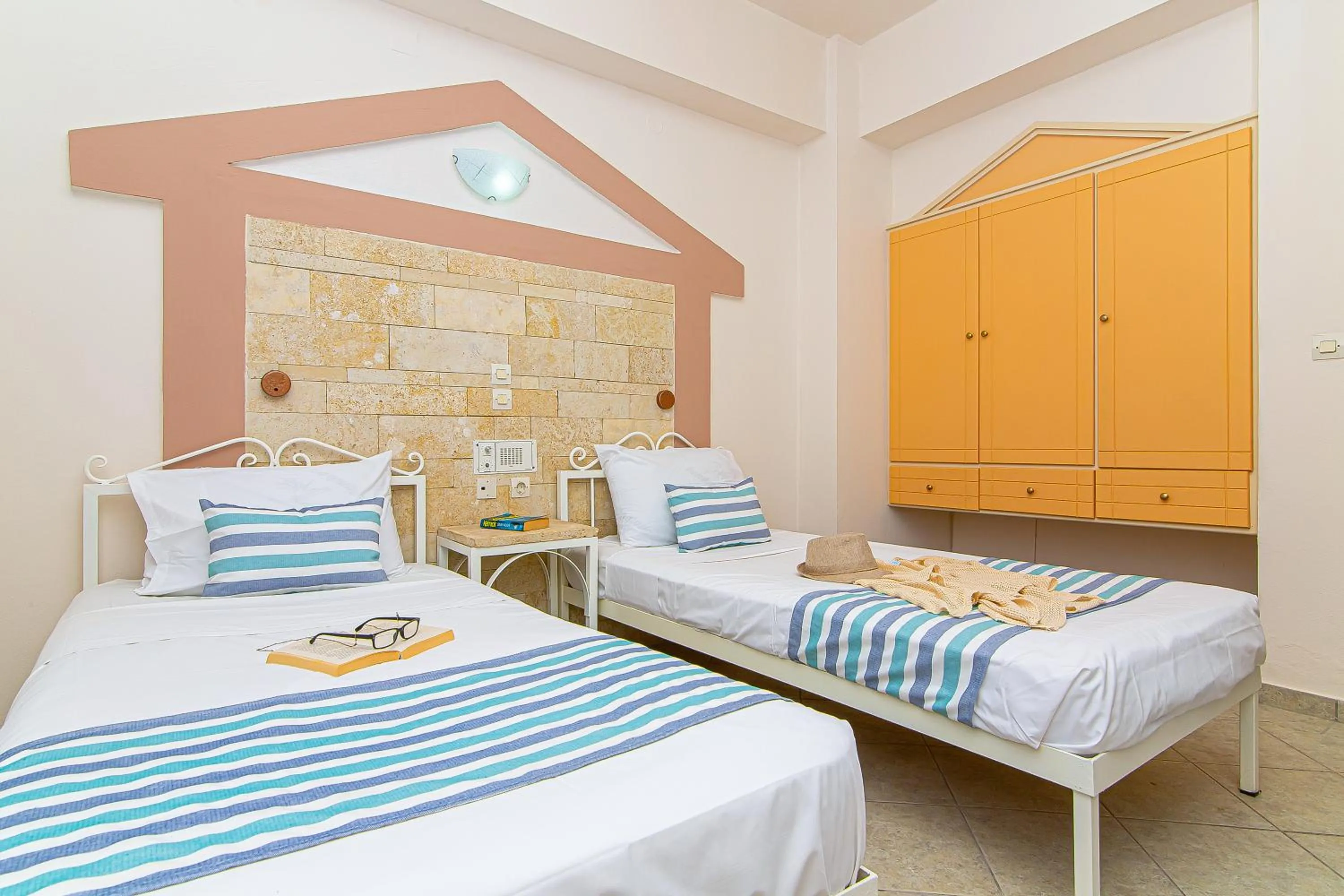 Bedroom, Bed in Ilios Malia Hotel Resort