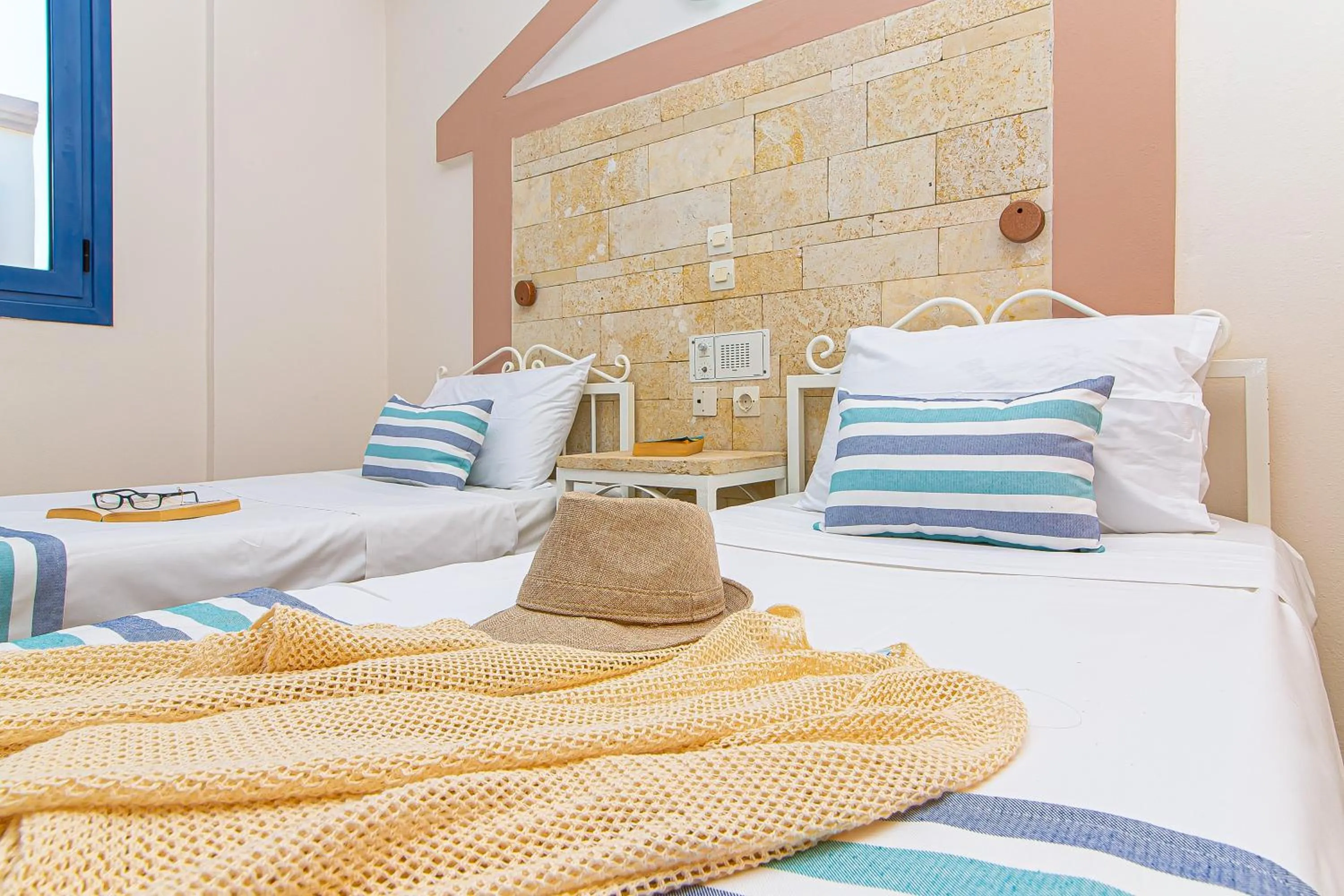 Bedroom, Bed in Ilios Malia Hotel Resort