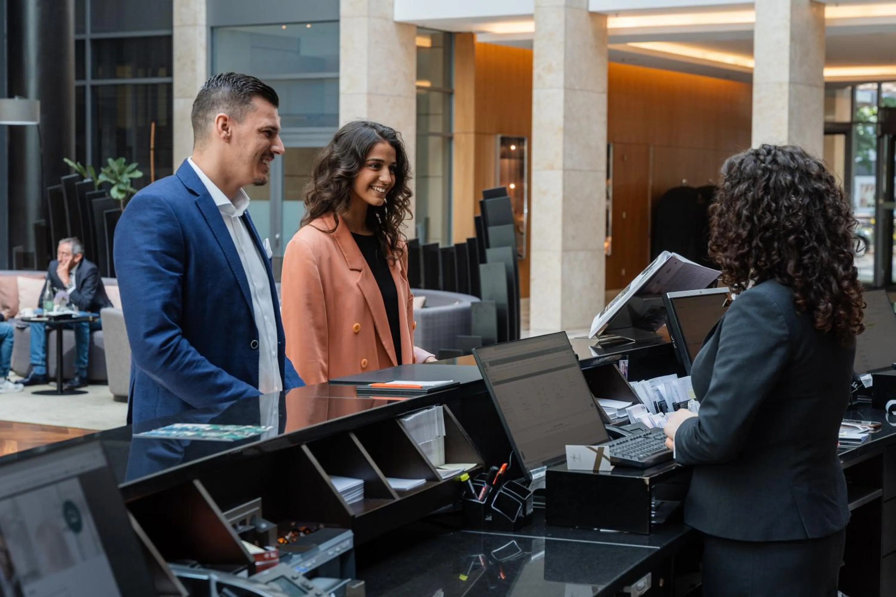 Lobby or reception in Hotel Kö59 Düsseldorf - Member of Hommage Luxury Hotels Collection