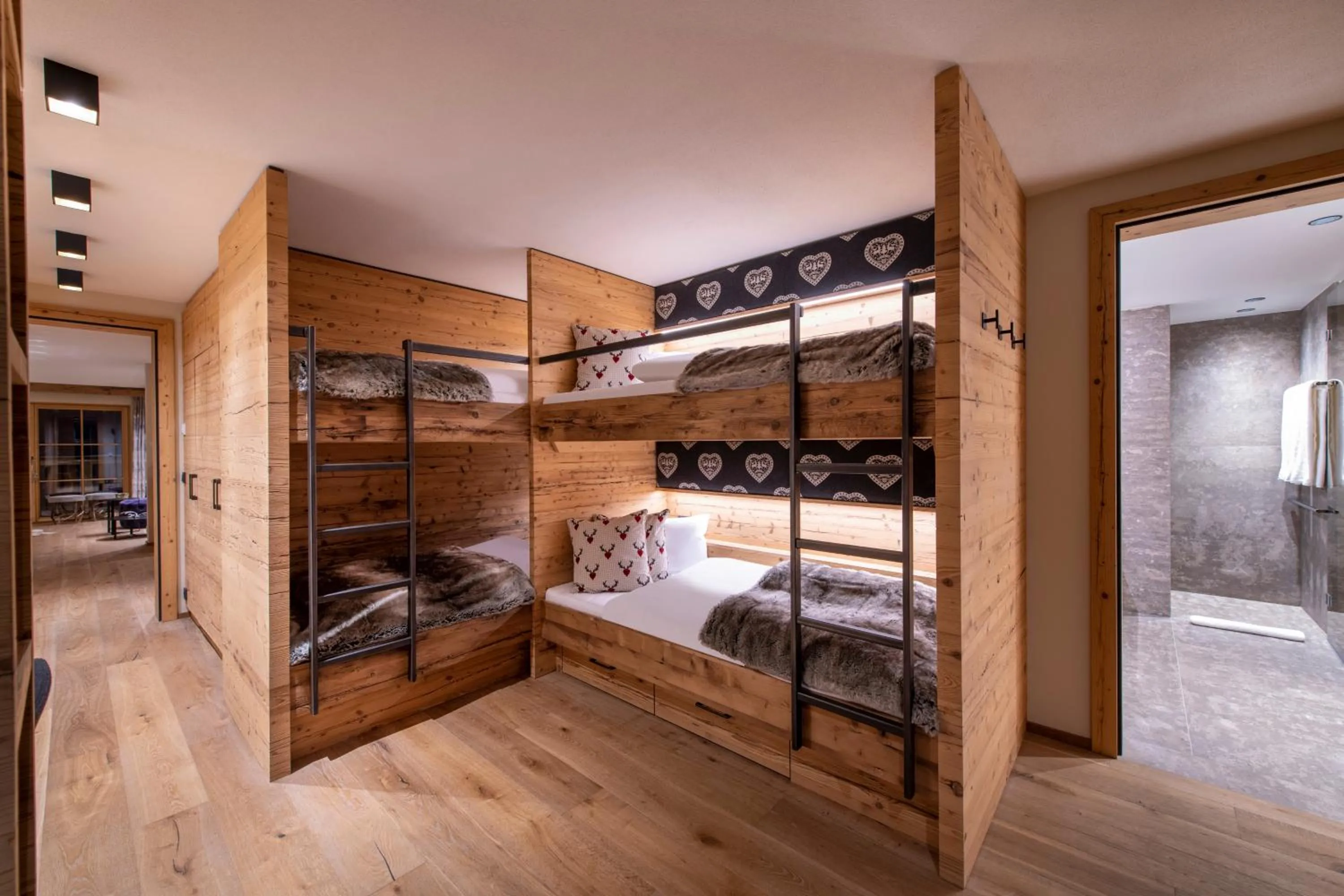 Bed in Brunnenhof Luxury Apartments
