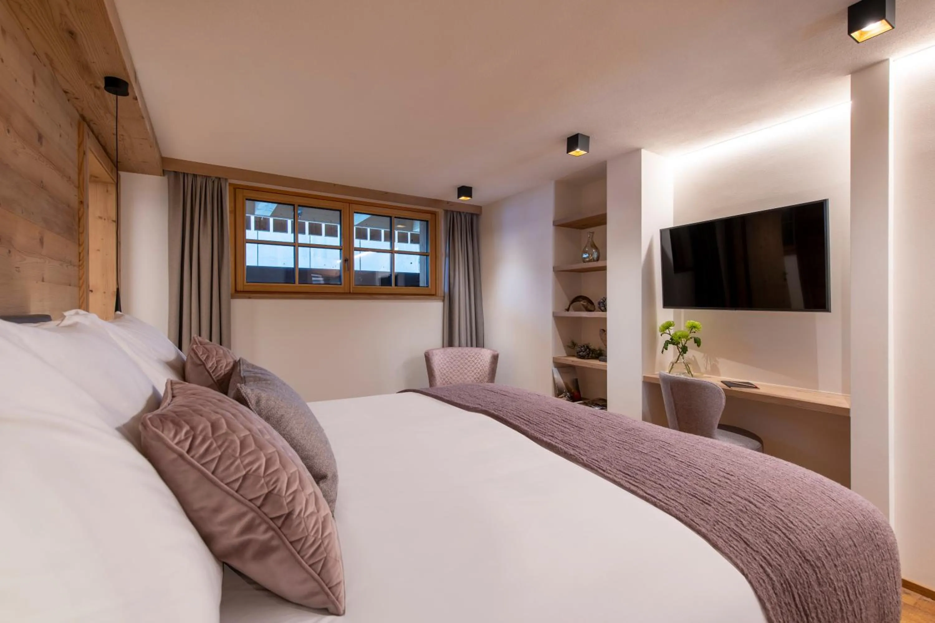 Bed in Brunnenhof Luxury Apartments