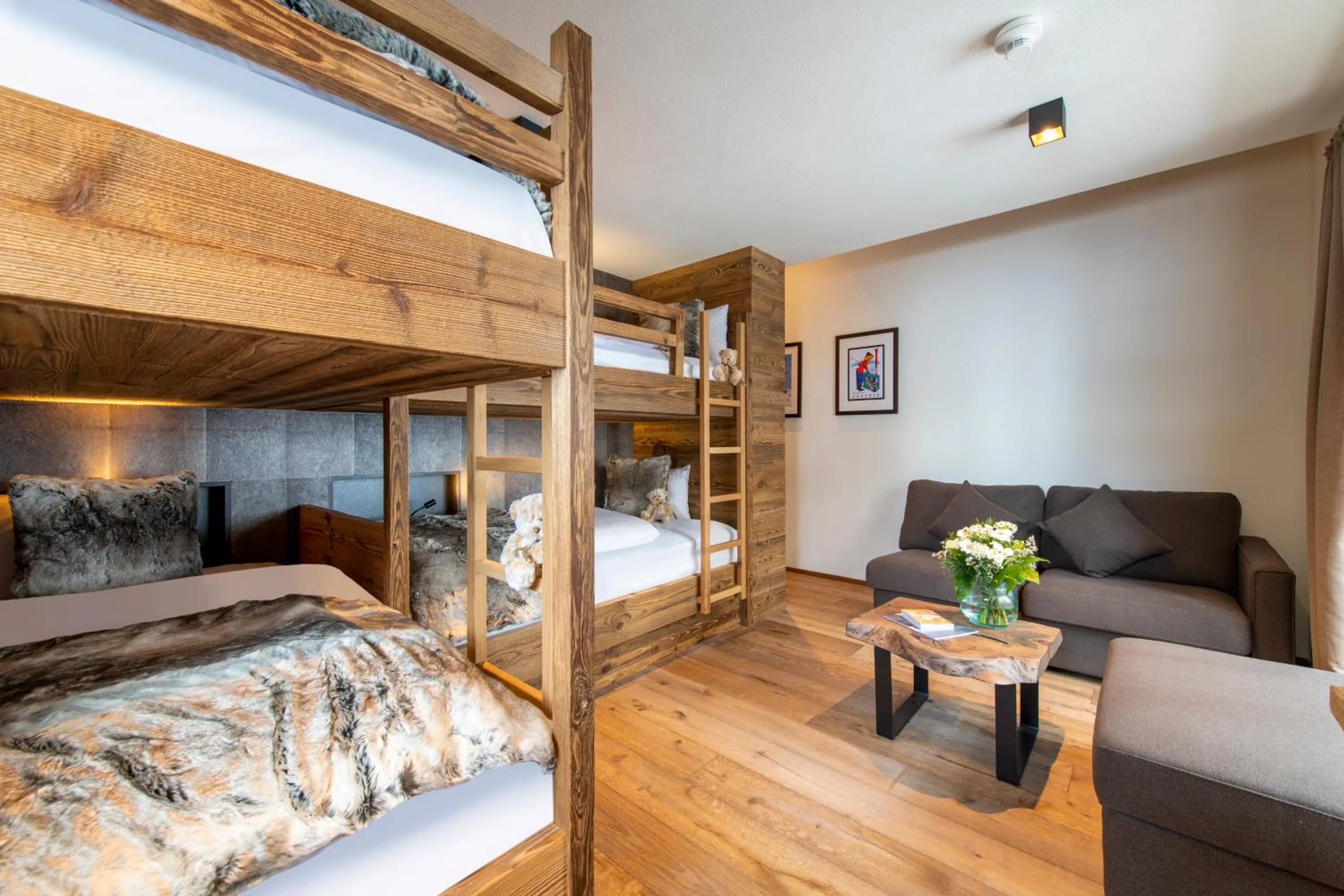 Bed in Brunnenhof Luxury Apartments