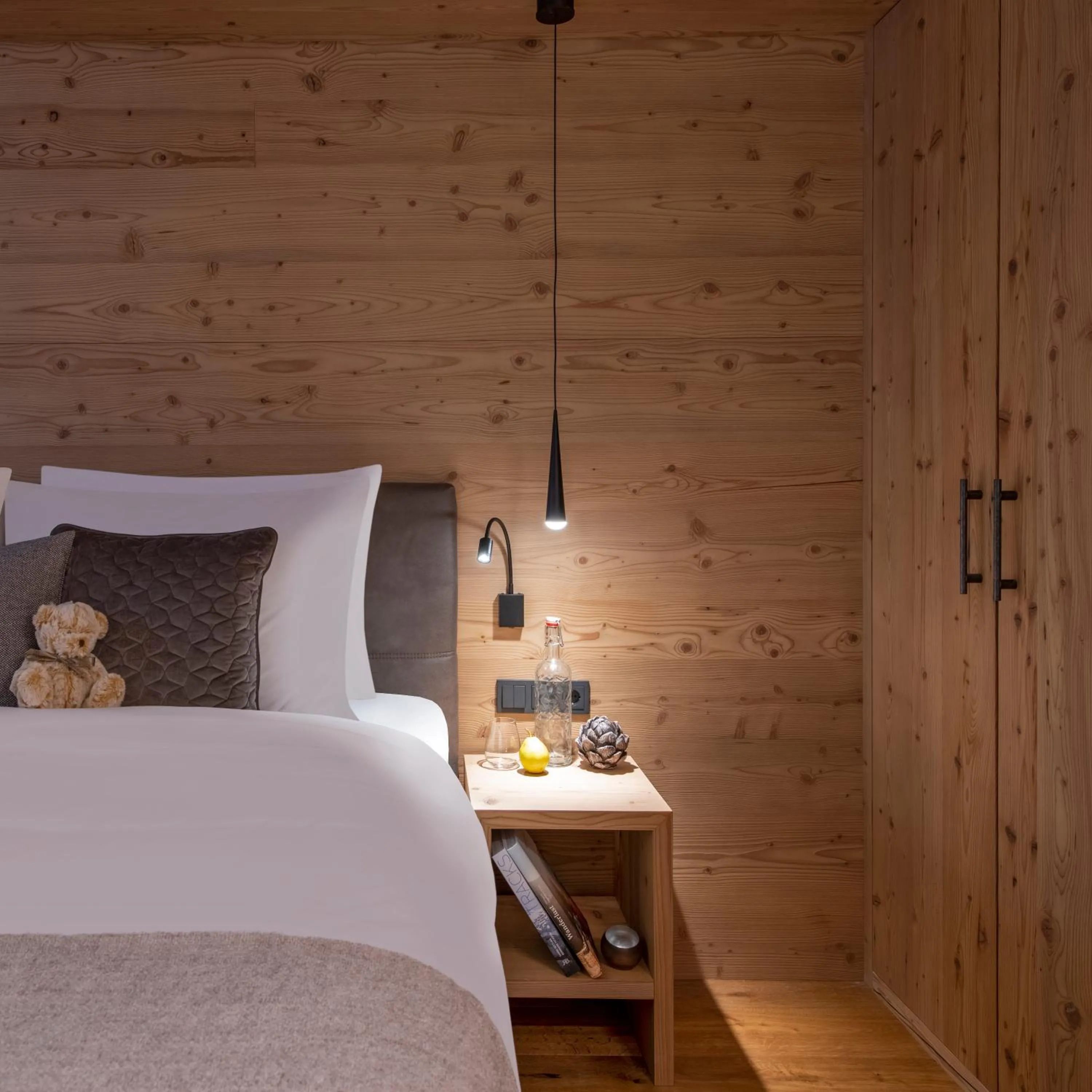 Bed in Brunnenhof Luxury Apartments