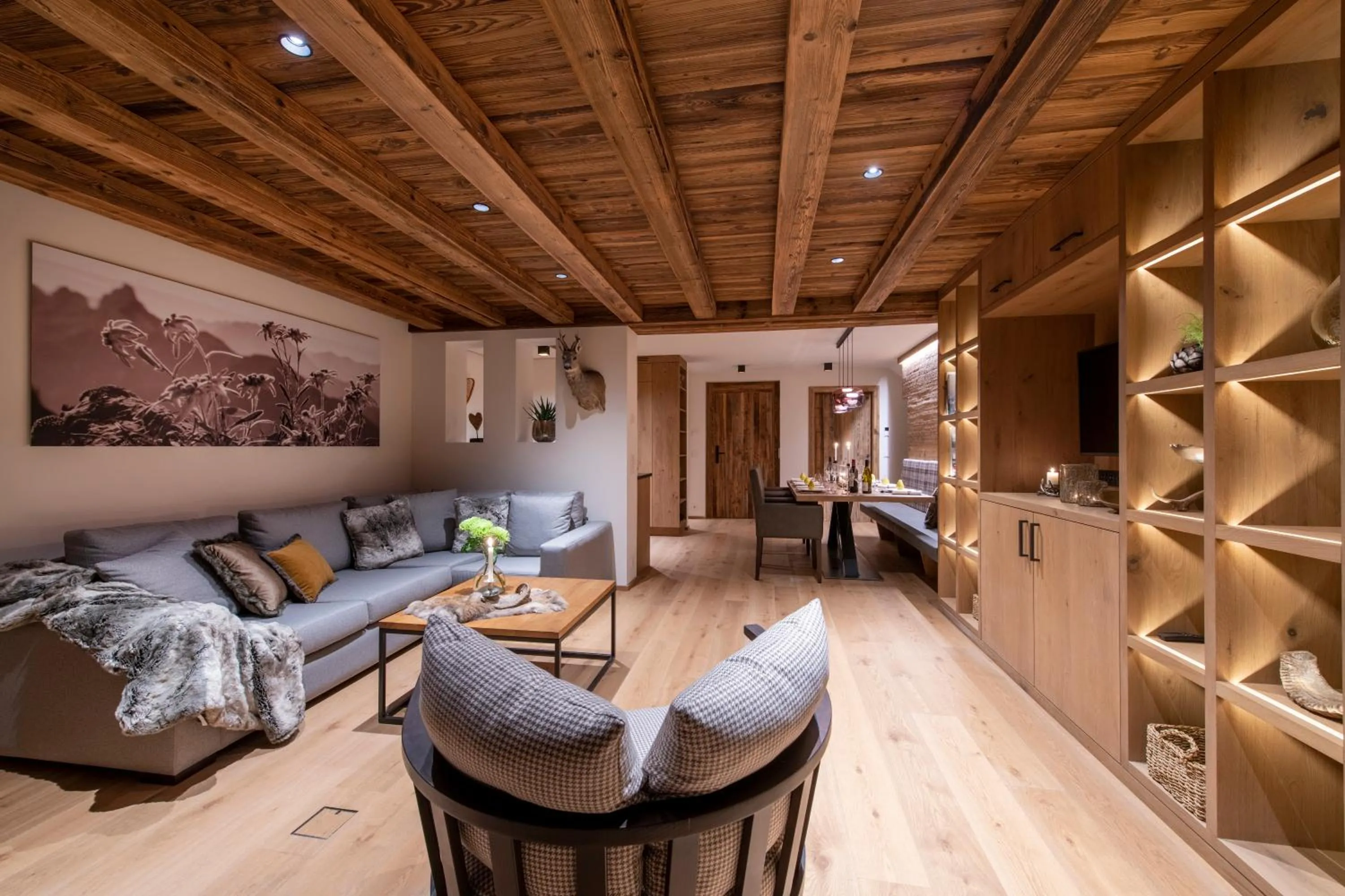 Bed in Brunnenhof Luxury Apartments