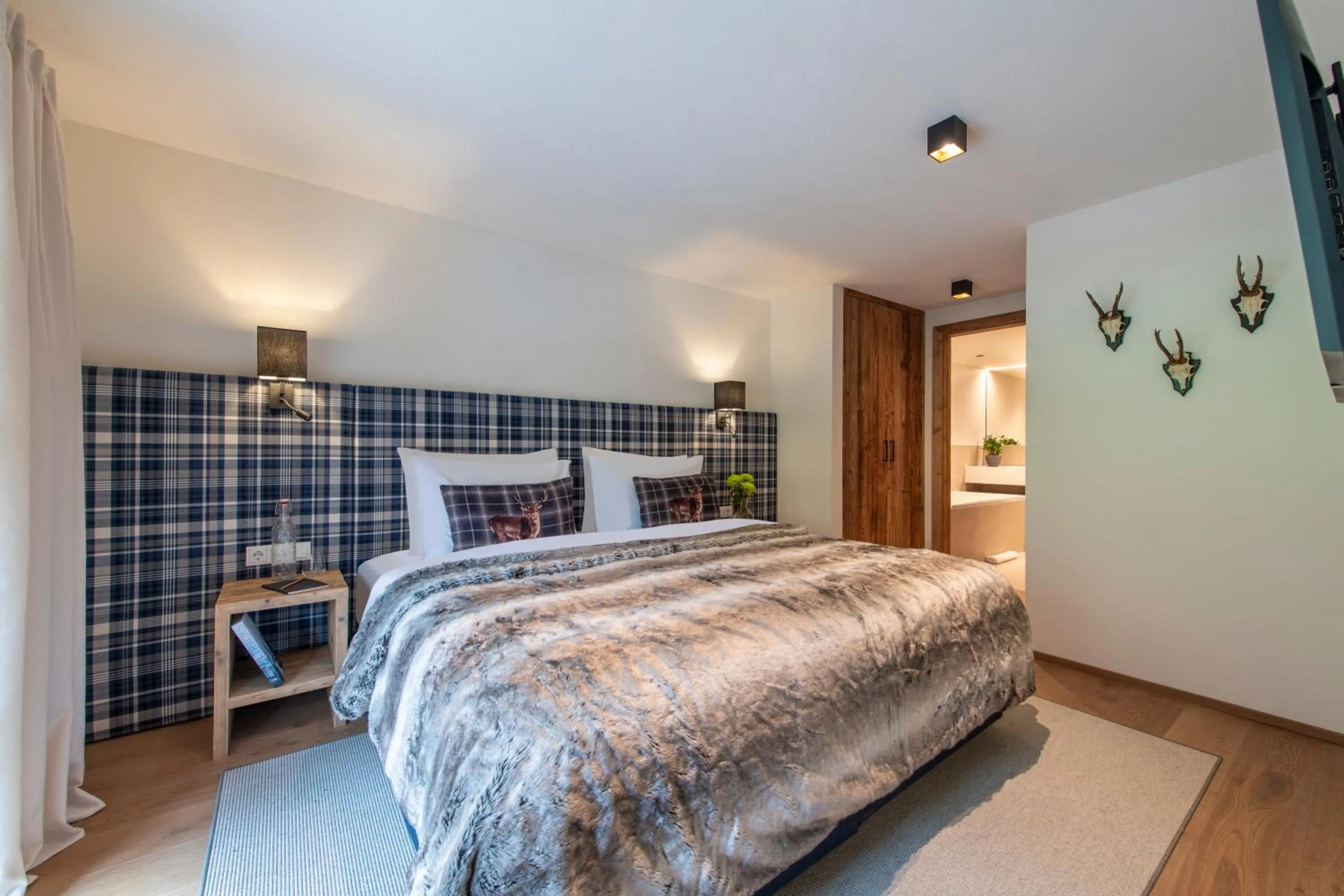 Bed in Brunnenhof Luxury Apartments