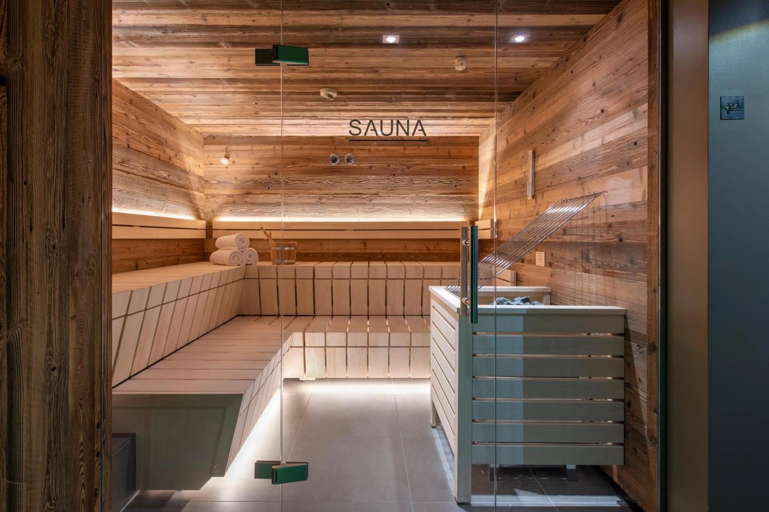 Sauna in Brunnenhof Luxury Apartments