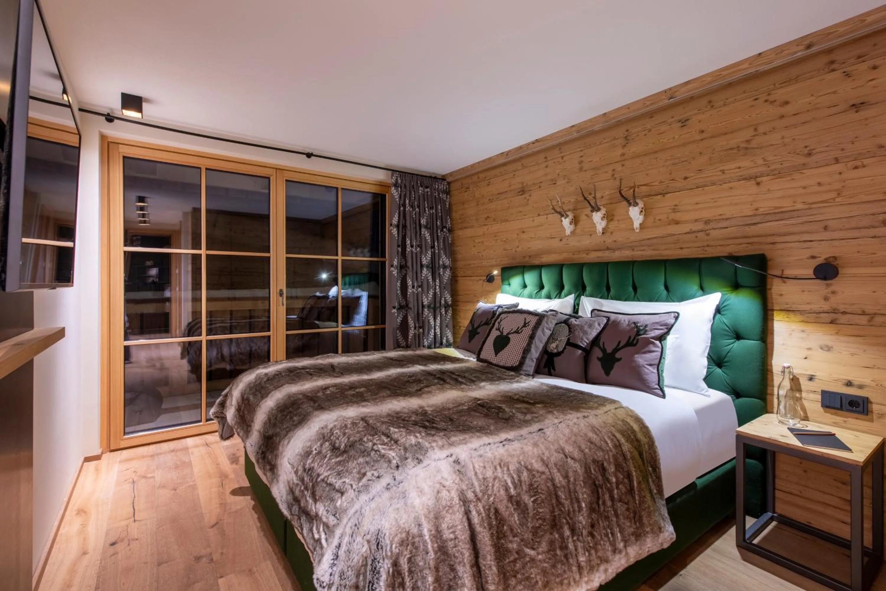 Bed in Brunnenhof Luxury Apartments