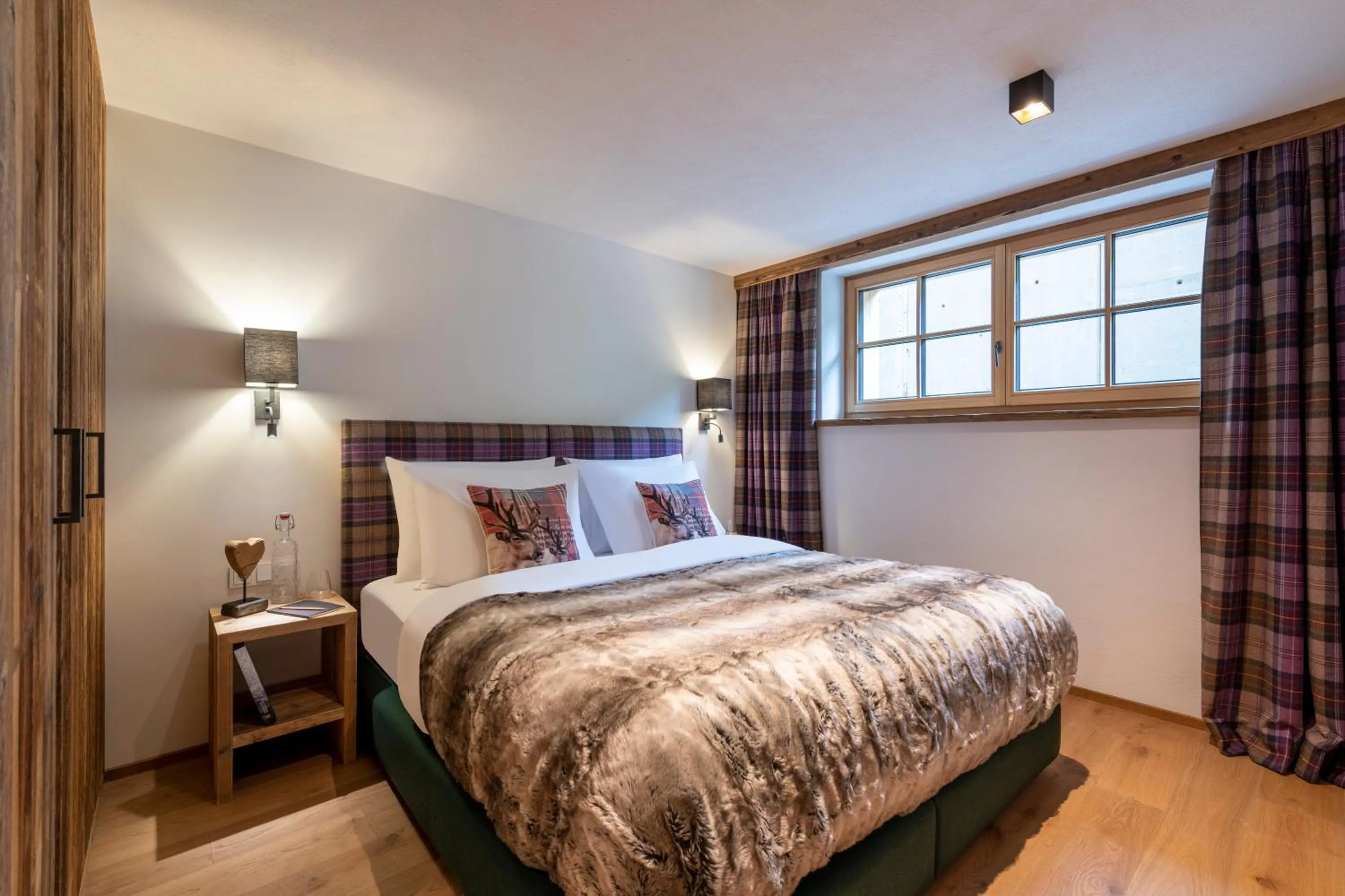 Bed in Brunnenhof Luxury Apartments