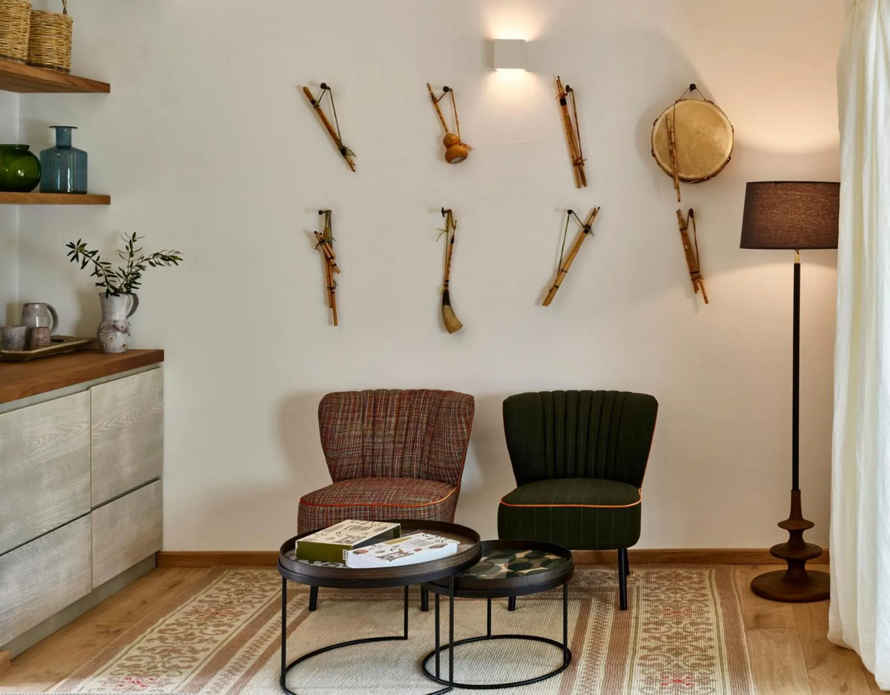 Seating area in Cascioni Eco Retreat