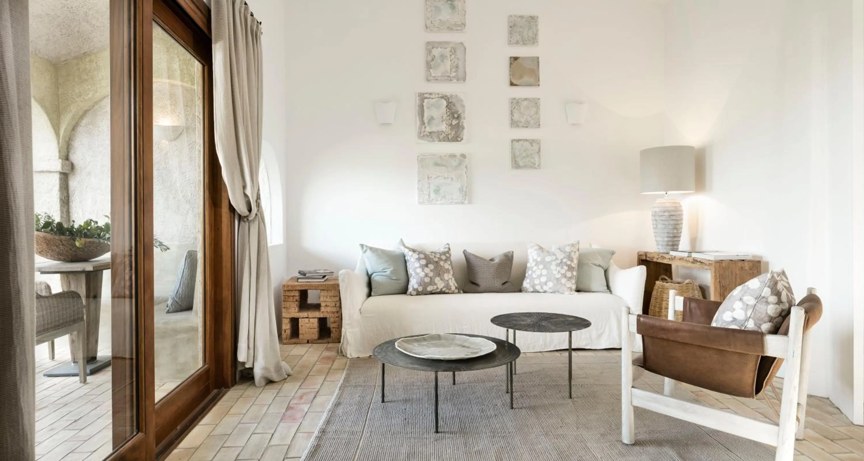 Living room in Cascioni Eco Retreat